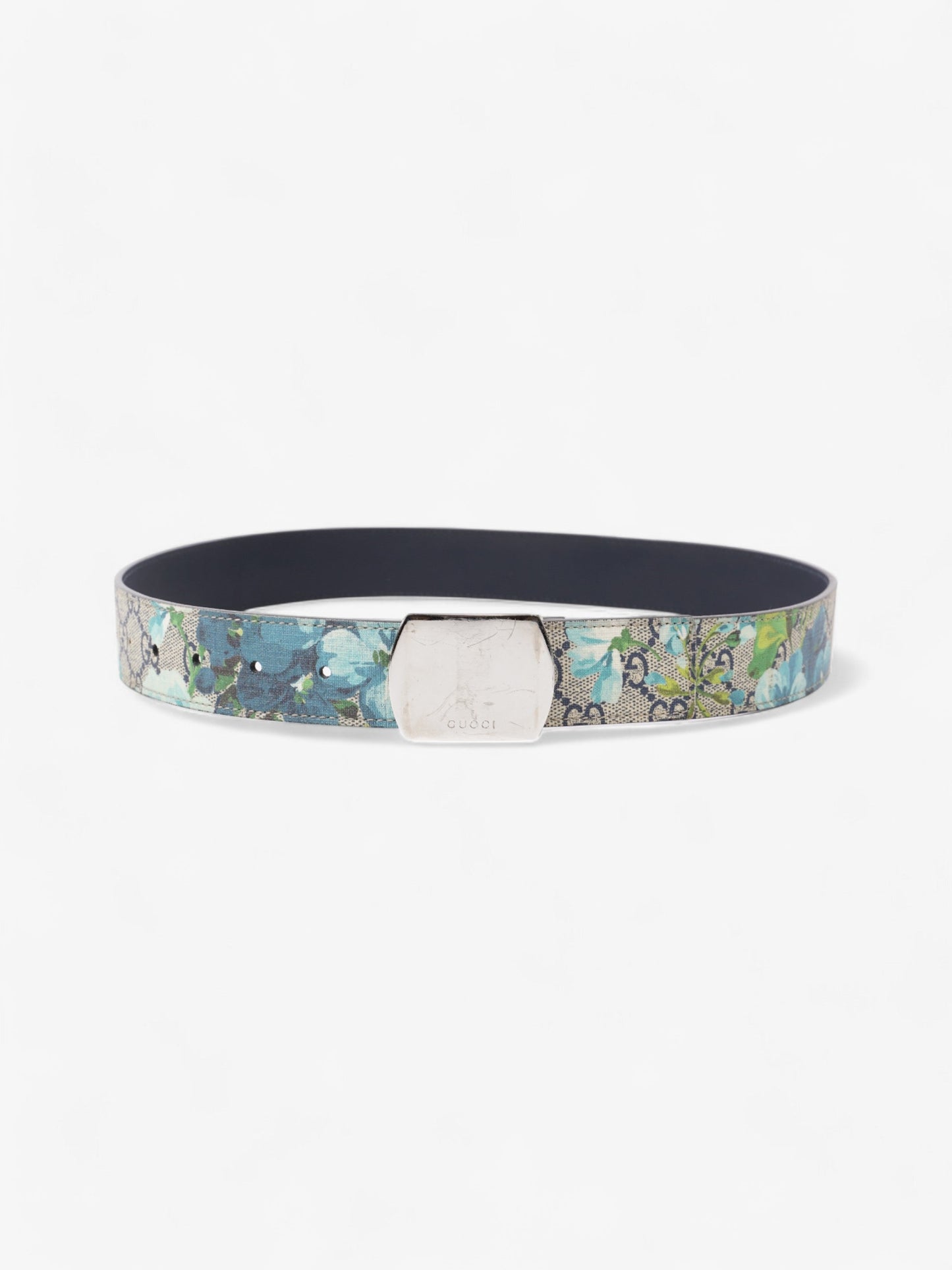 Gucci Blooms Belt GG Supreme / Blue Canvas 85cm / 34"