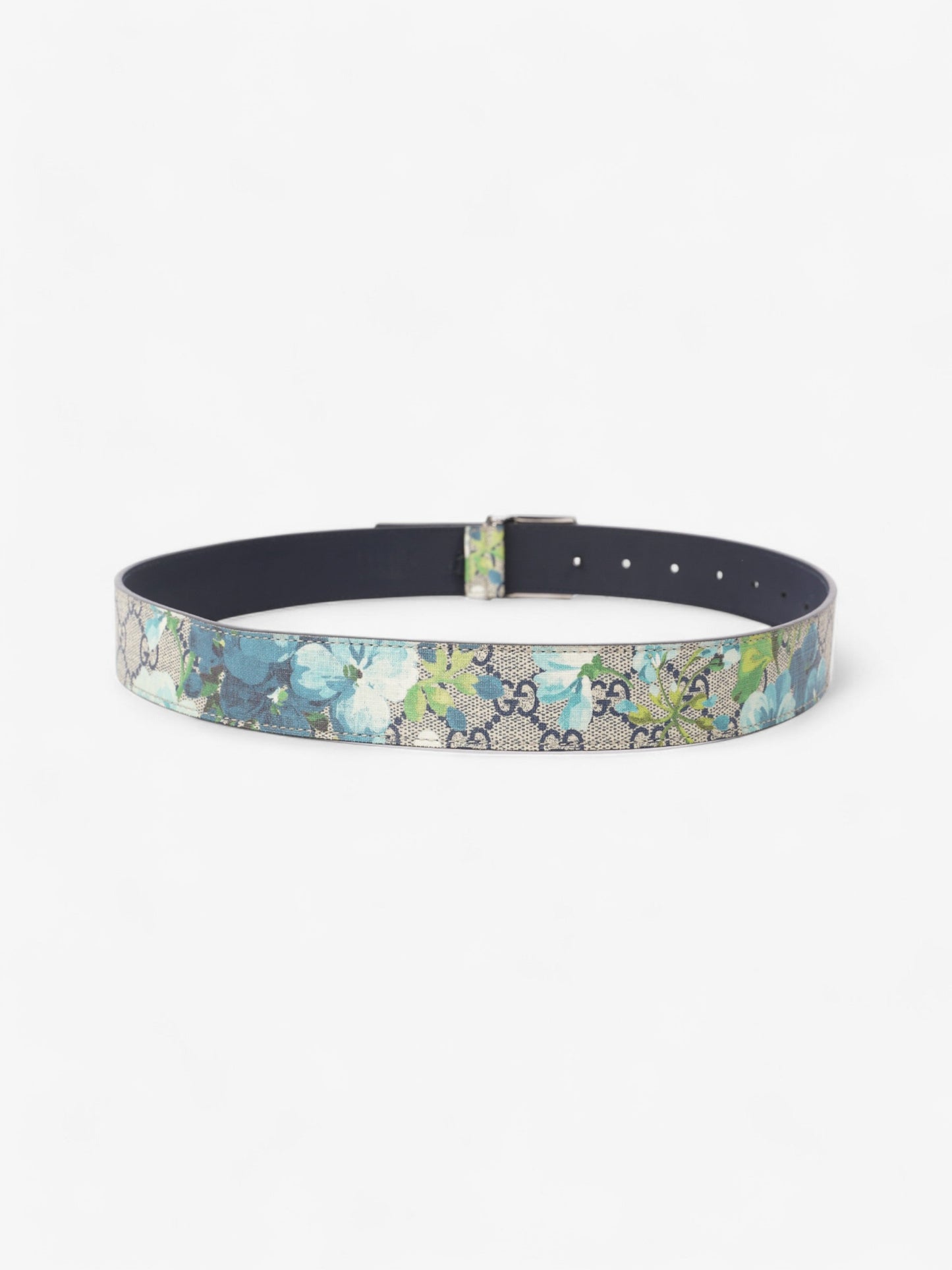 Gucci Blooms Belt GG Supreme / Blue Canvas 85cm / 34"