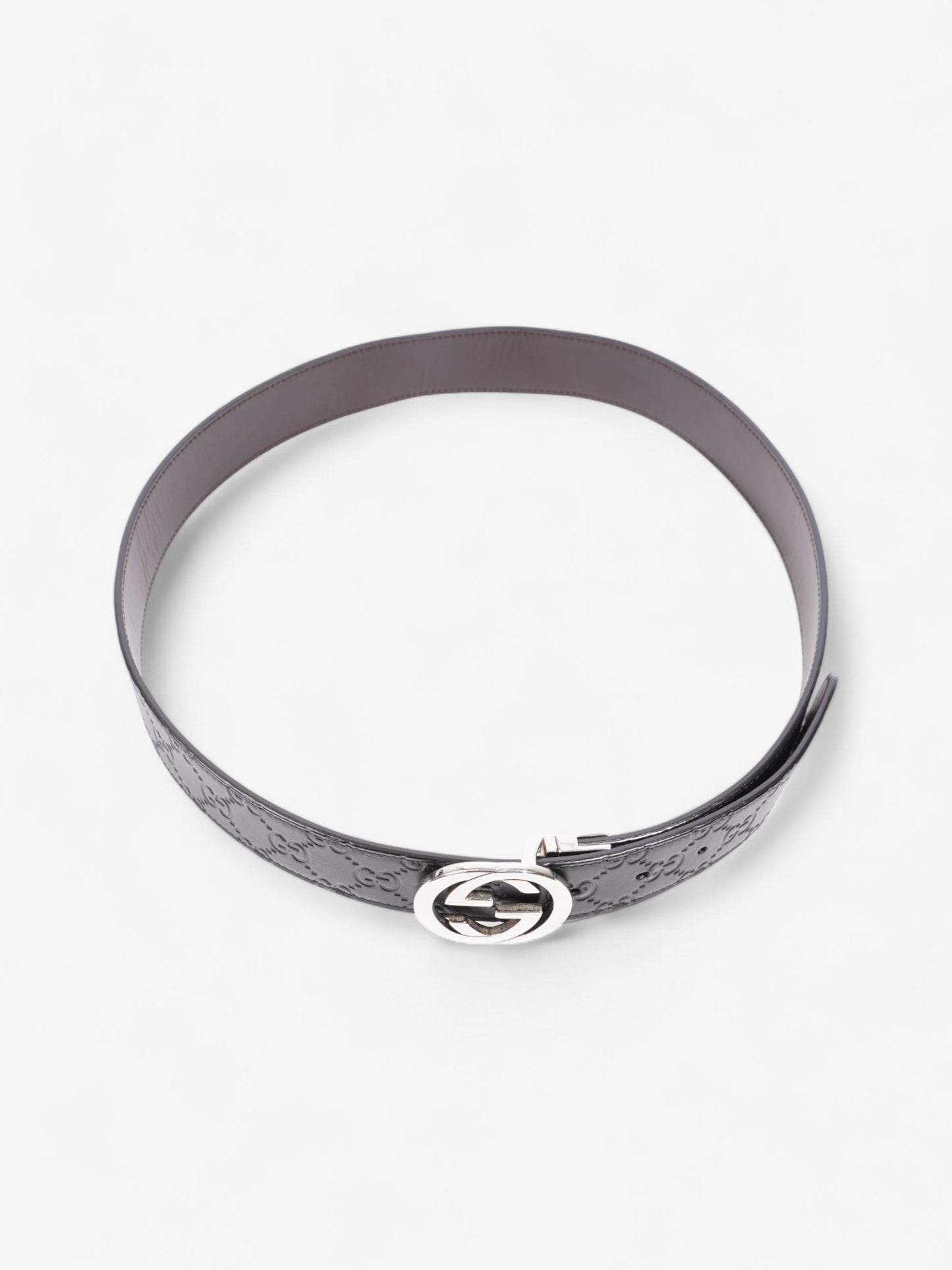 Gucci Interlocking G Reversible Belt Black / Brown Leather 95cm / 38"