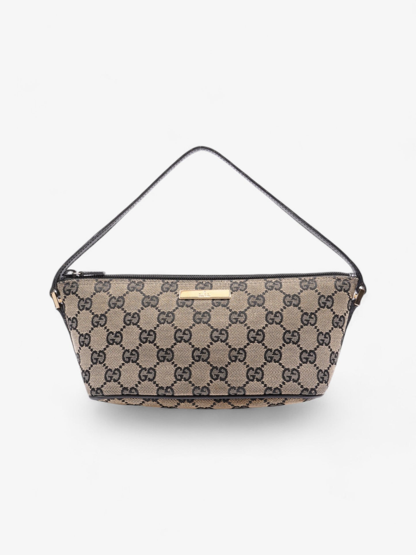 Gucci Boat Pochette GG Supreme / Black Canvas