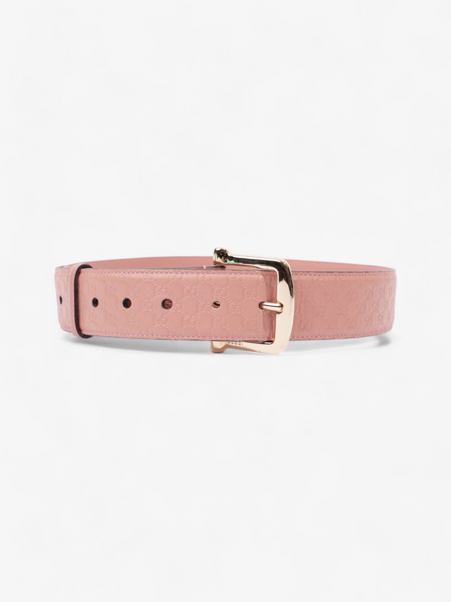 Gucci Microguccissima Belt Pink Leather 80cm 32"