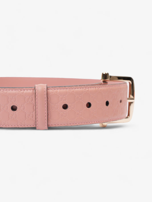 Gucci Microguccissima Belt Pink Leather 80cm 32"