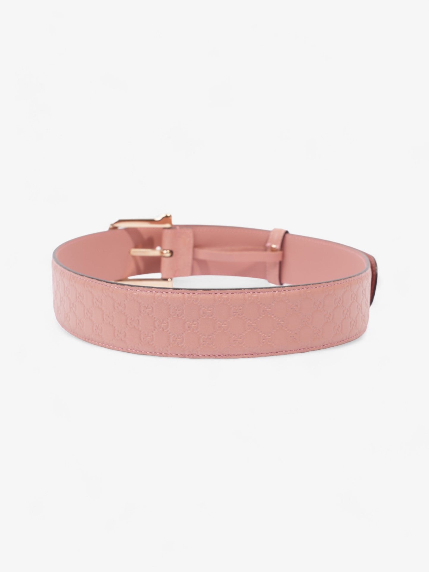 Gucci Microguccissima Belt Pink Leather 80cm 32"