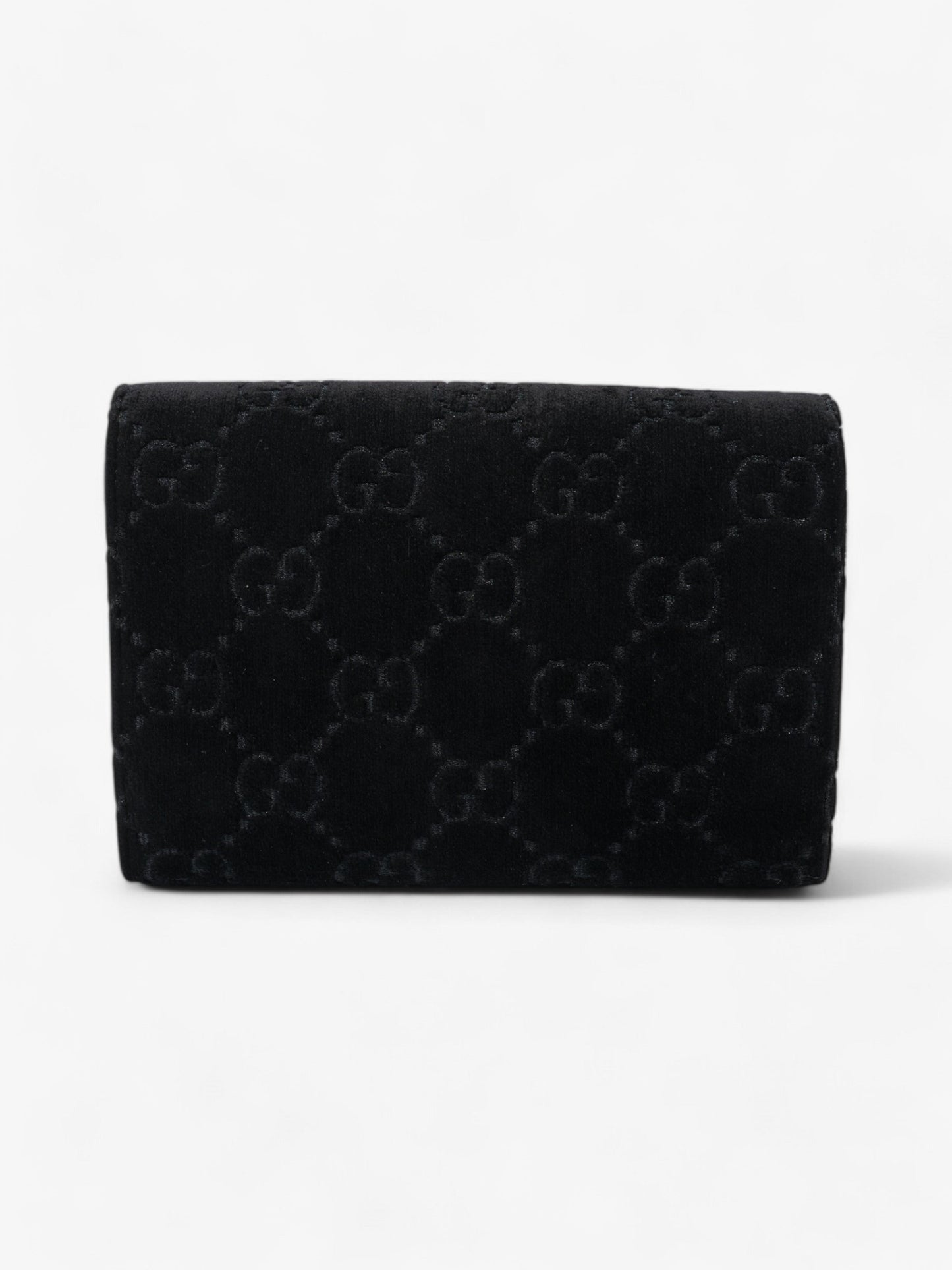 Gucci Dionysus Chain Wallet Black Velvet
