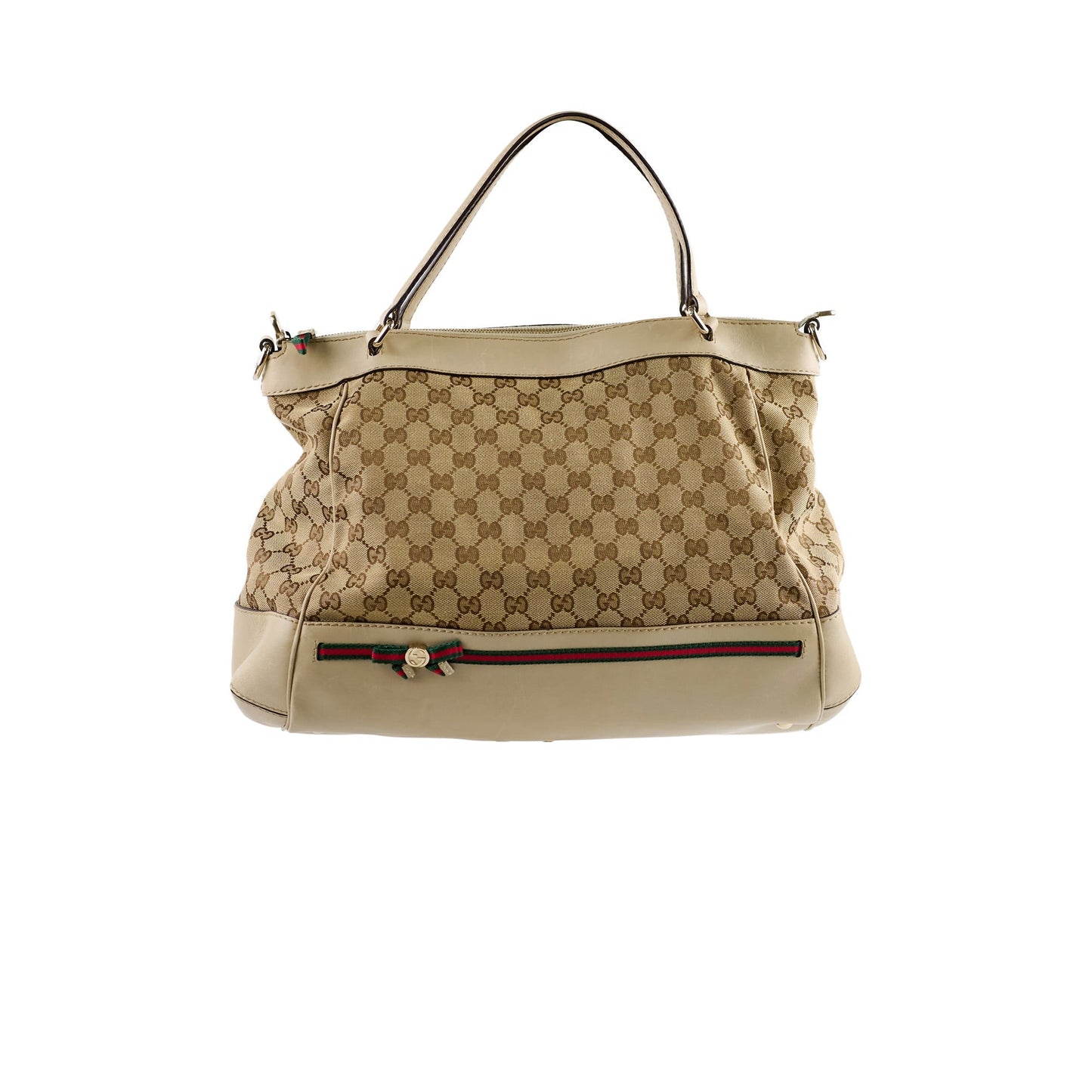 Gucci GG Canvas Tote Bag Beige