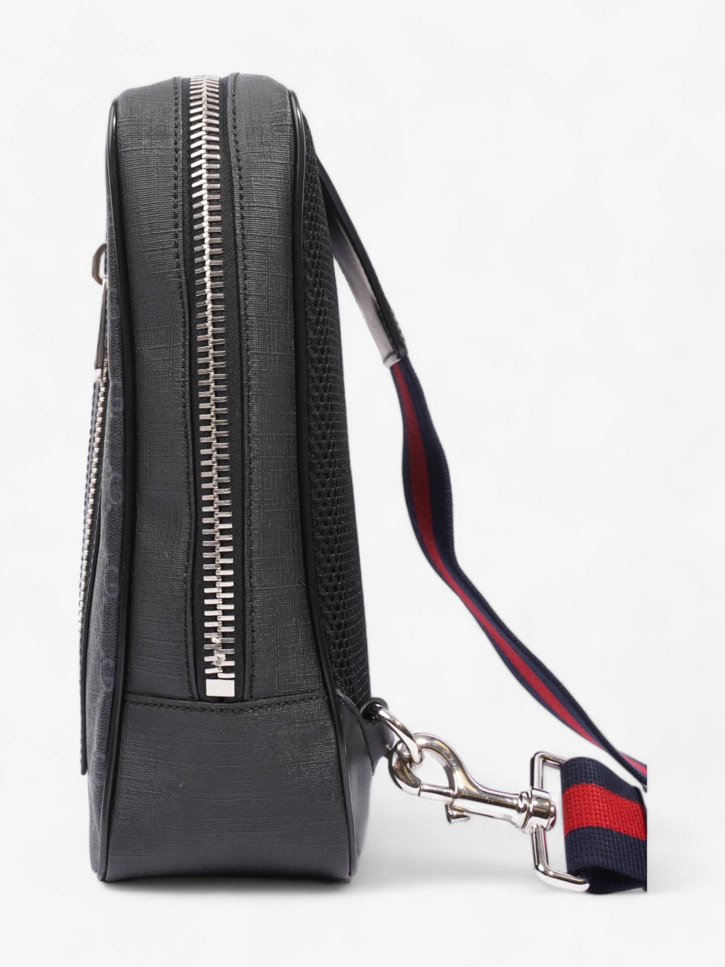 Gucci GG Sling Backpack Black GG Supreme Coated Canvas