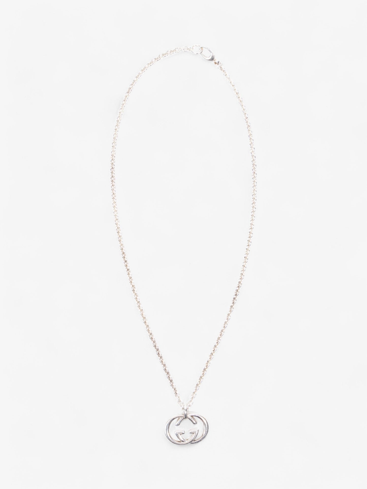 Gucci Interlocking G Necklace Silver Silver Sterling