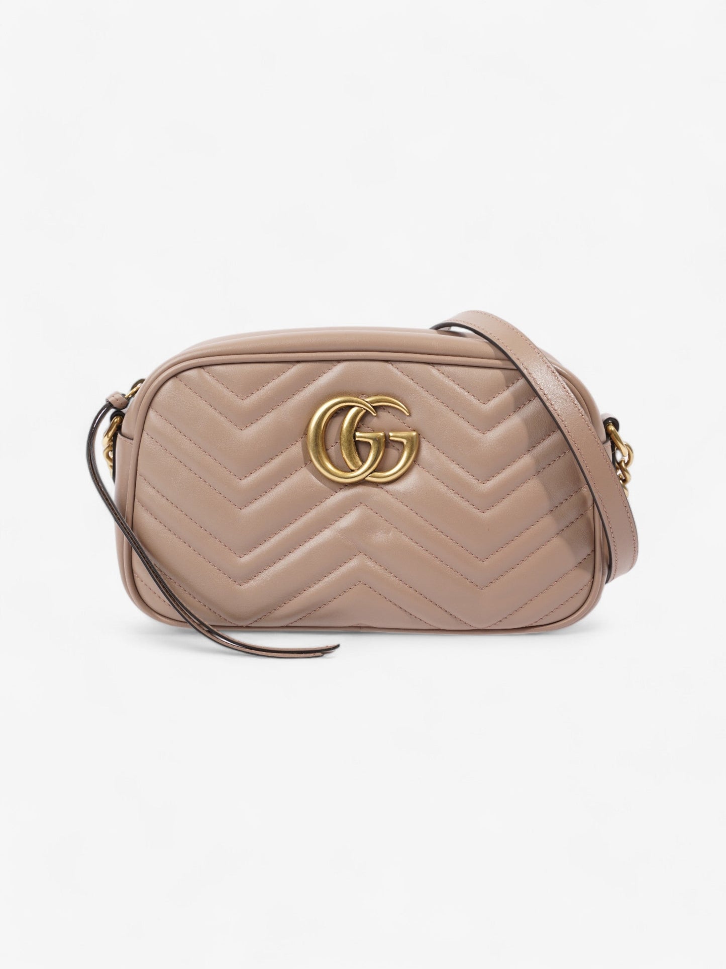 Gucci GG Marmont Dusty Pink Matelasse Leather Small