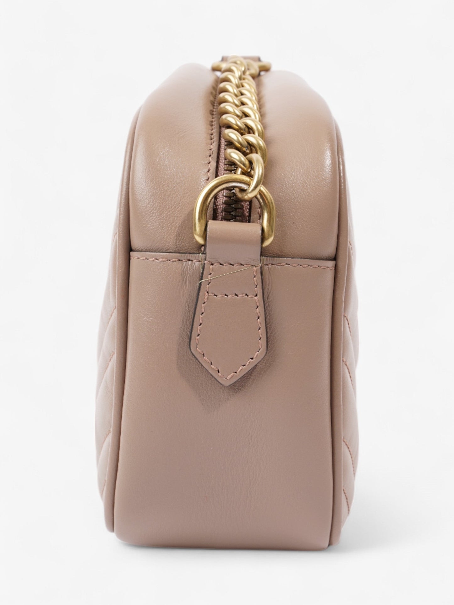 Gucci GG Marmont Dusty Pink Matelasse Leather Small