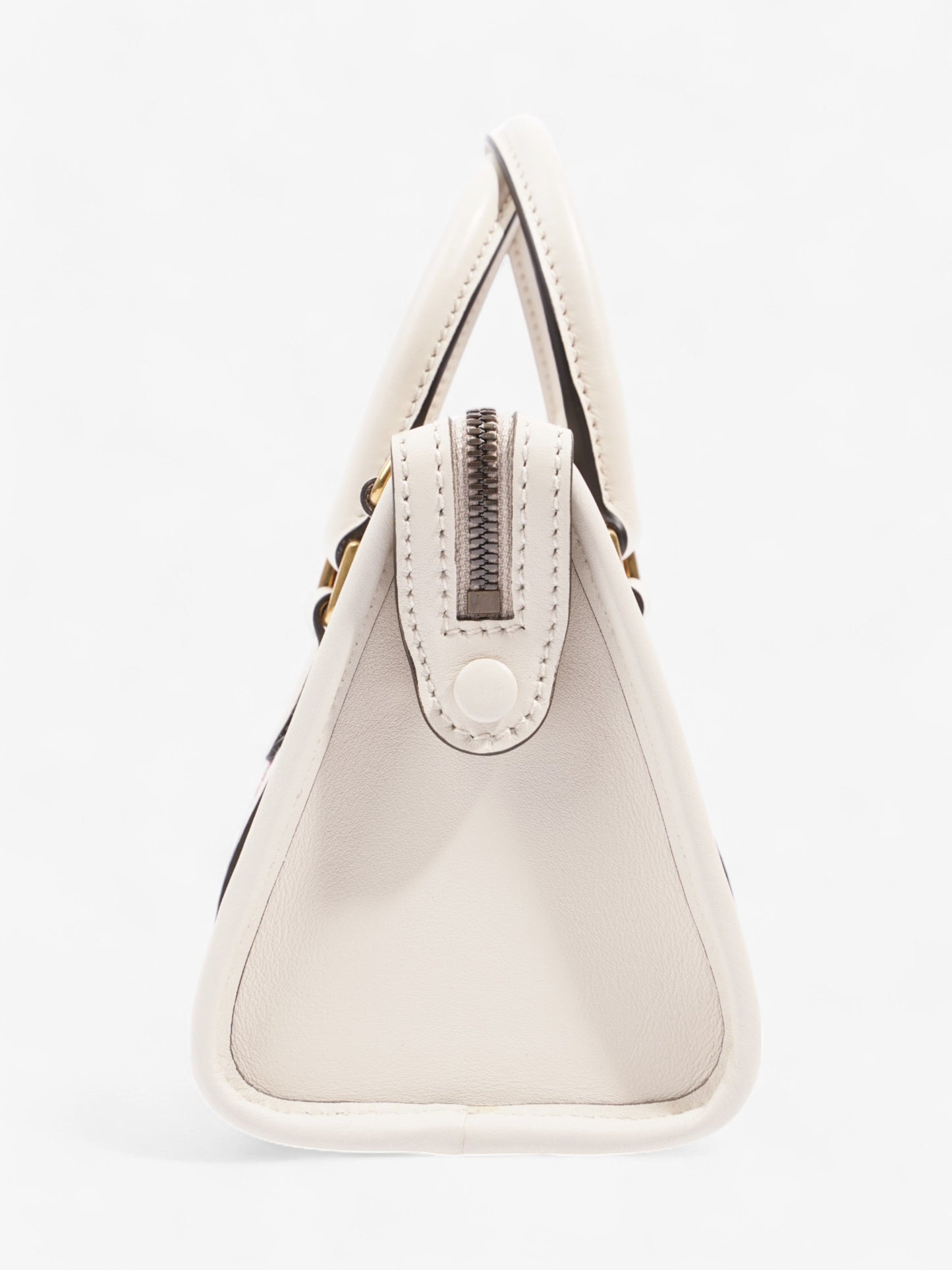 Gucci Bauletto White / Blue / Red Leather Mini