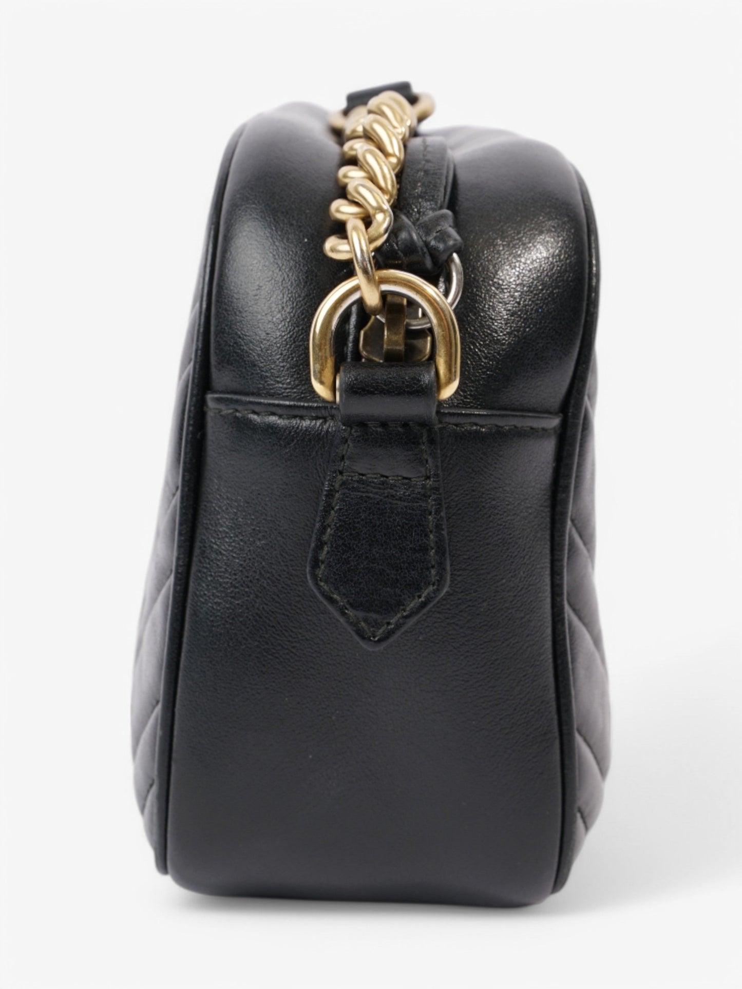 Gucci GG Marmont Black Matelasse Leather Small