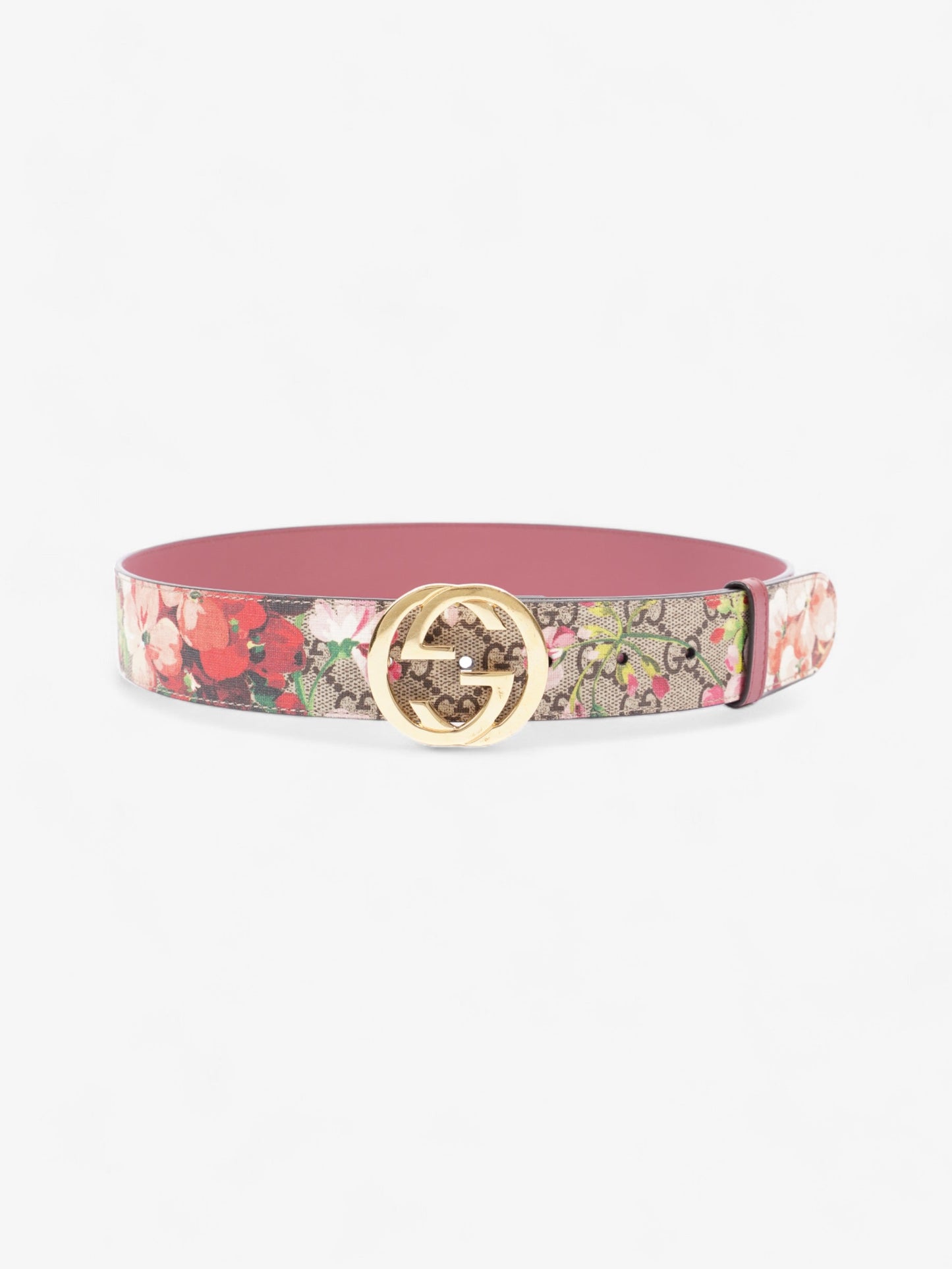 Gucci Blooms Belt GG Supreme / Bloom Canvas 80cm / 32"