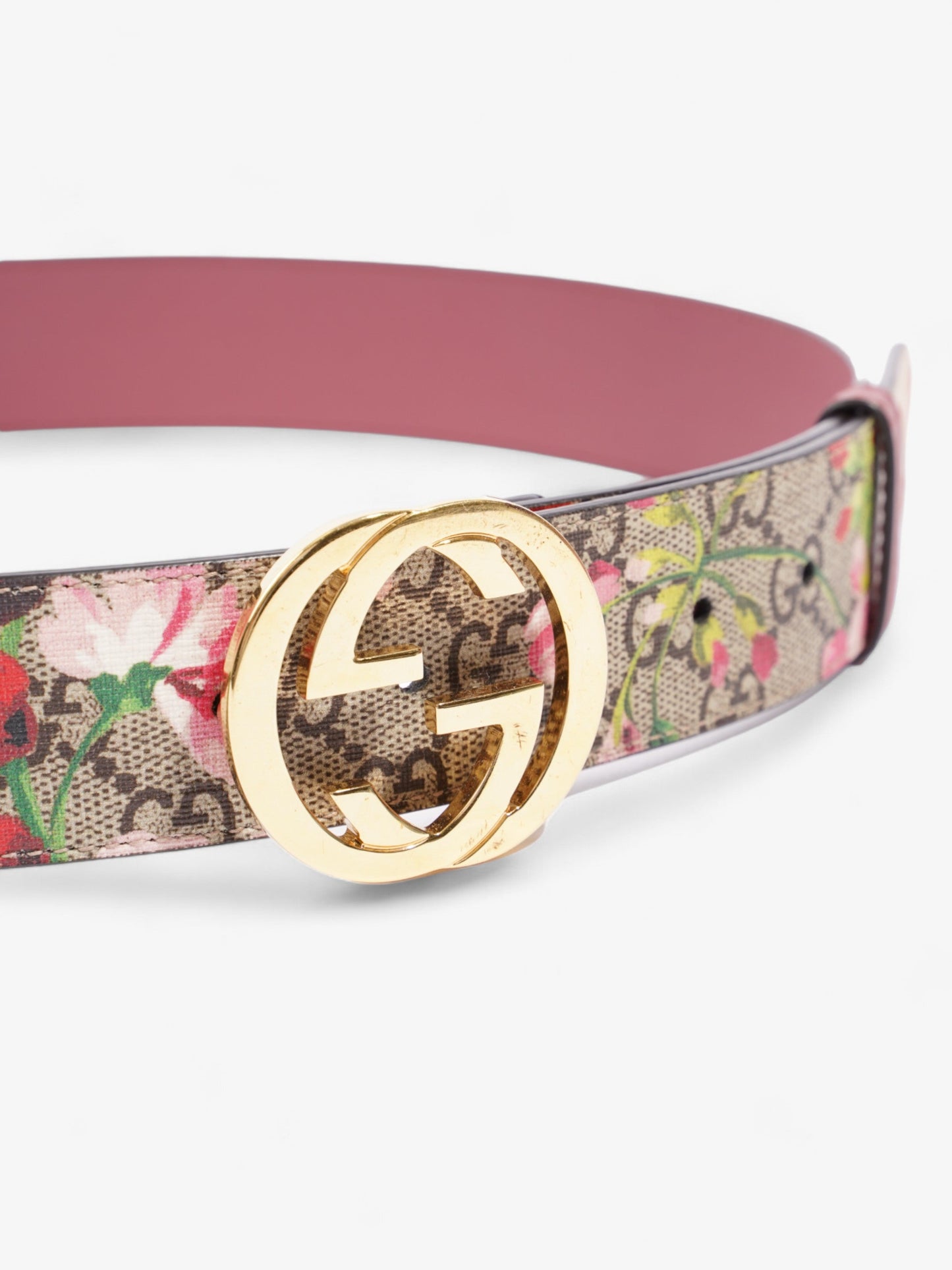 Gucci Blooms Belt GG Supreme / Bloom Canvas 80cm / 32"