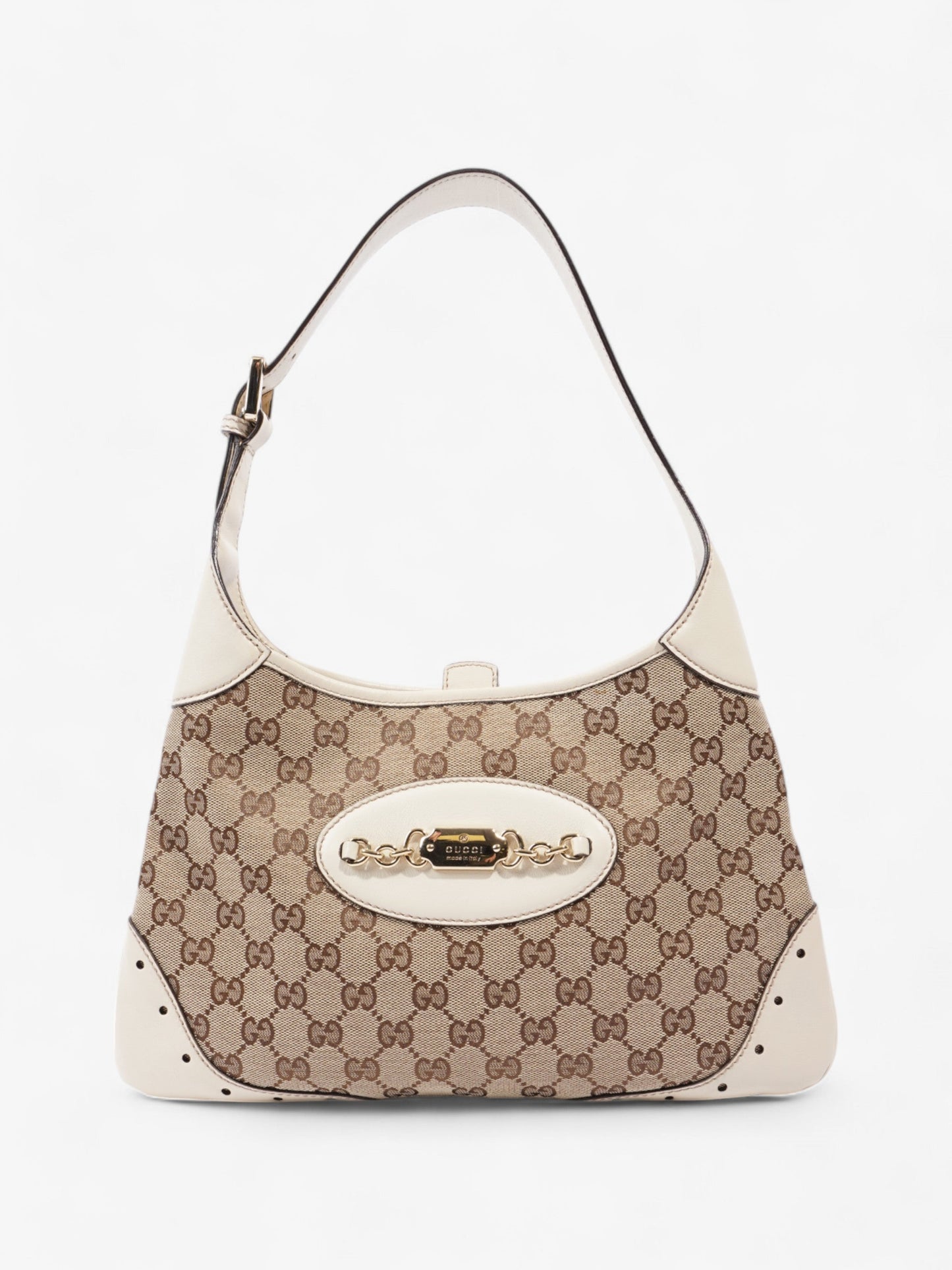 Gucci GG Punch Jackie GG Supreme / White Canvas