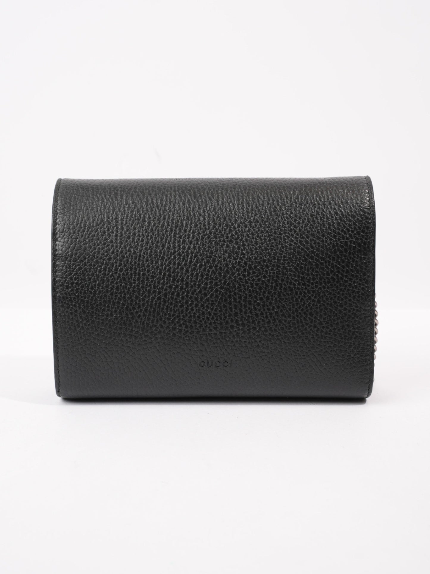 Gucci Dionysus Chain Wallet Black Leather