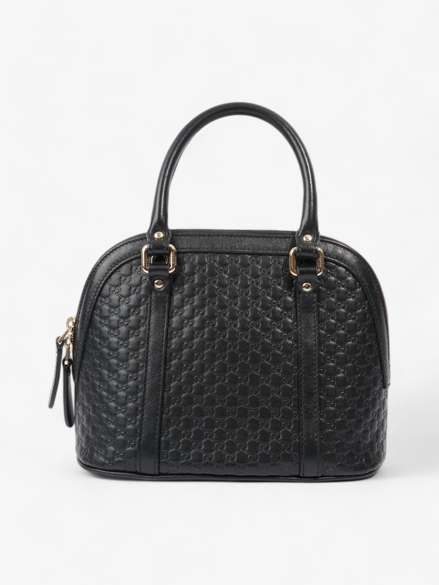 Gucci Guccisima Dome Black Leather Small