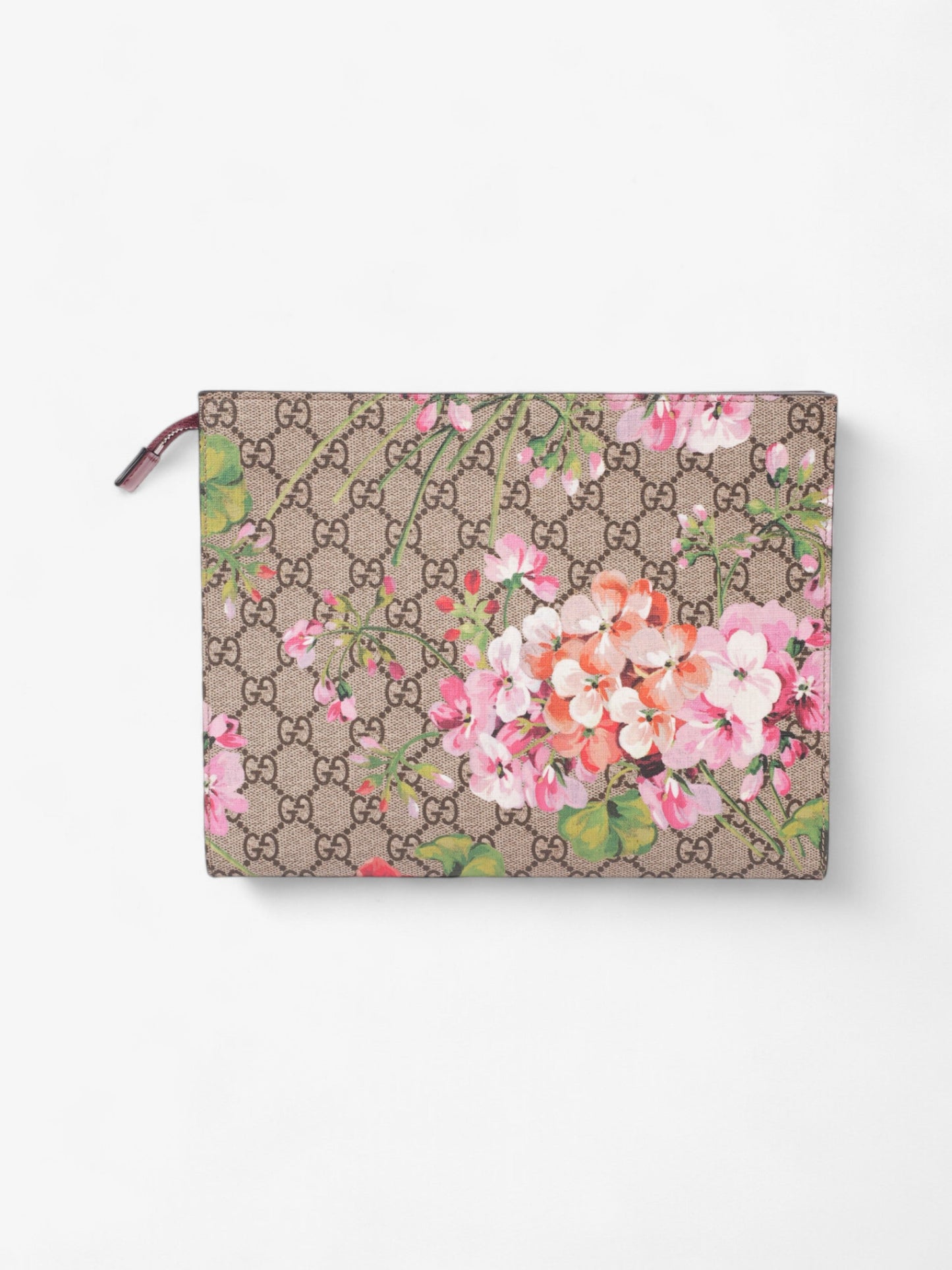 Gucci GG Blooms Pouch GG Supreme / Bloom Coated Canvas