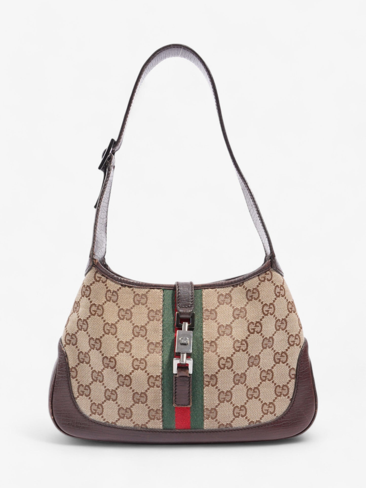 Gucci Jackie GG Supreme / Green / Red Canvas