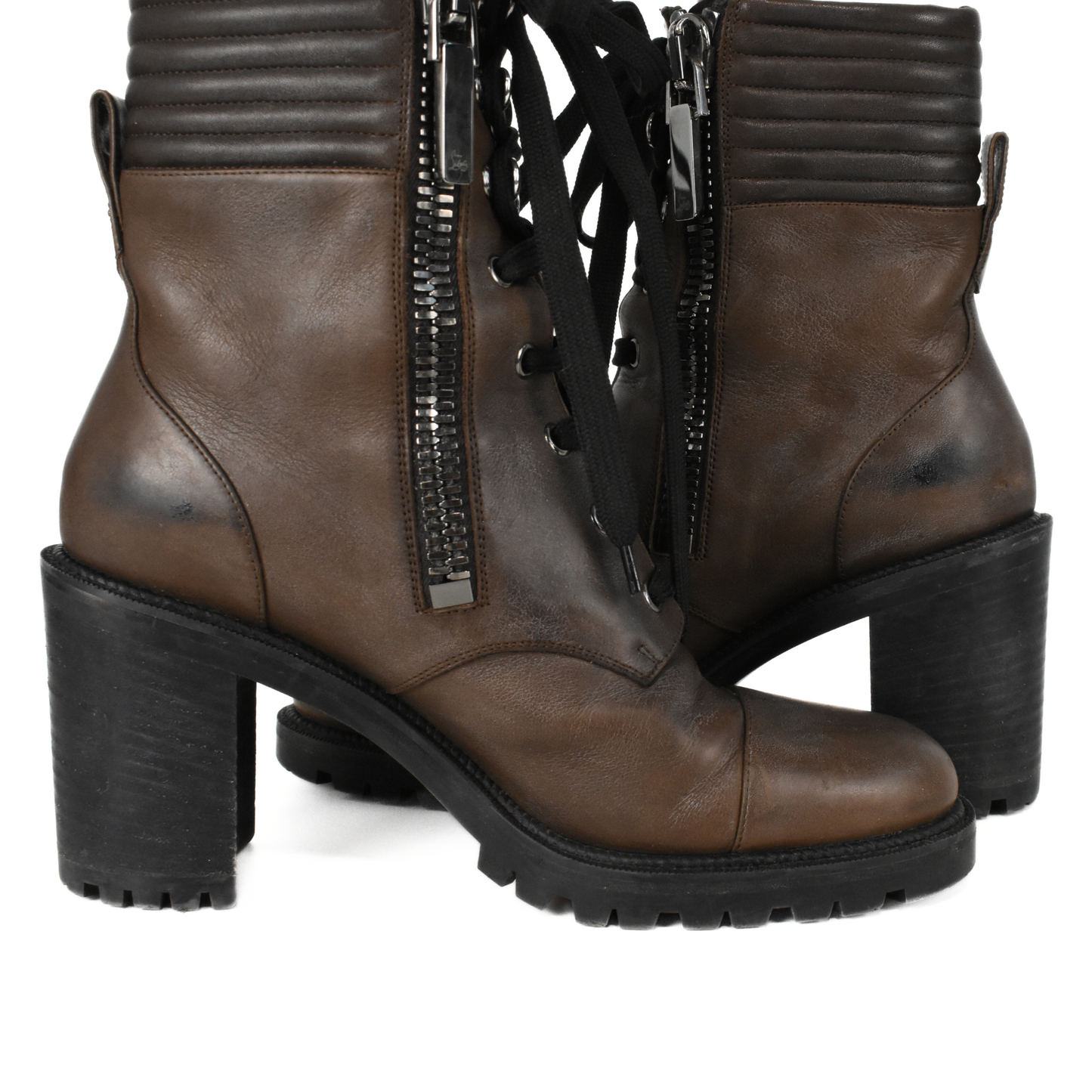 Christian Louboutin 'En Hiver' Combat Boots - Women's 39.5