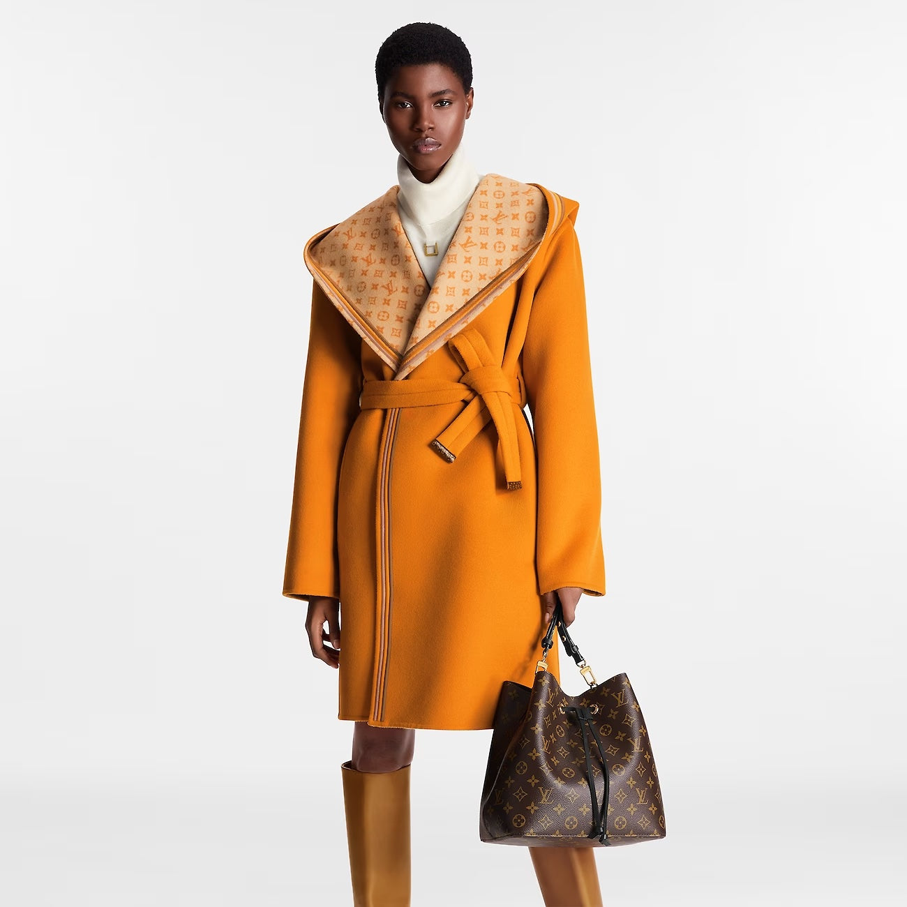 LOUIS VUITTON MONOGRAM NOÉNOE MM SHOULDER BAG BLACK