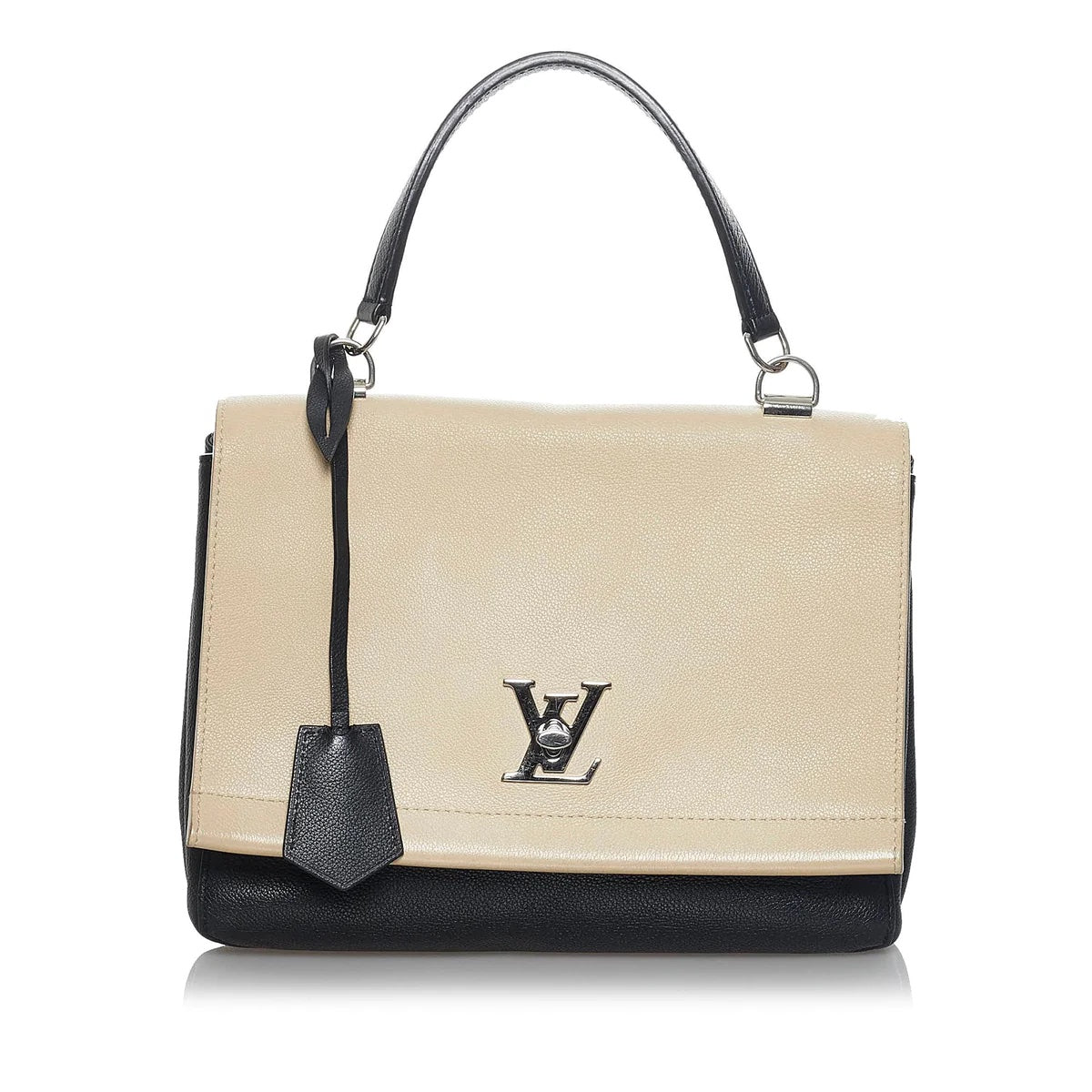 LOUIS VUITTON CALFSKIN LEATHER LOCKME II BAG
