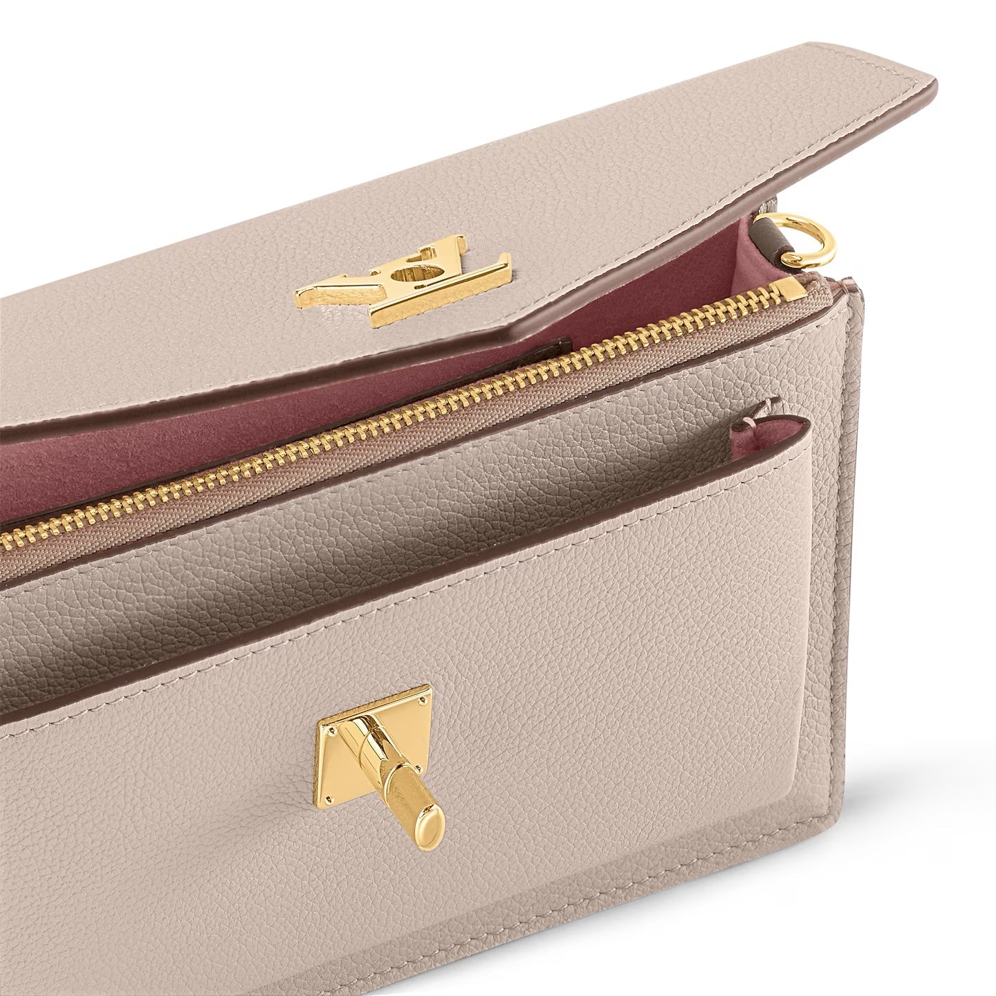 LOUIS VUITTON CALFSKIN LEATHER MYLOCKME CHAIN BAG