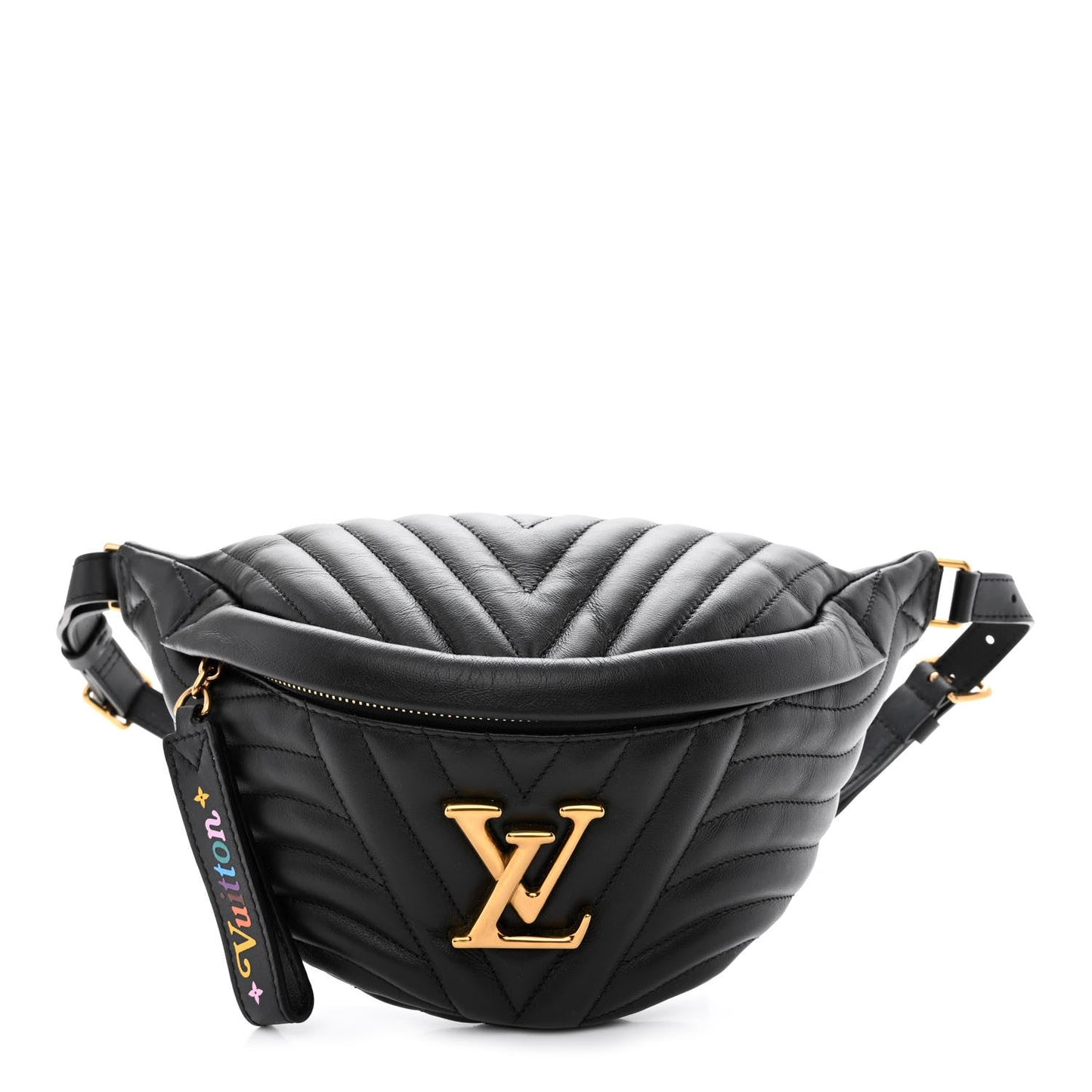 LOUIS VUITTON QUILTED CALFSKIN NEW WAVE BUMBAG