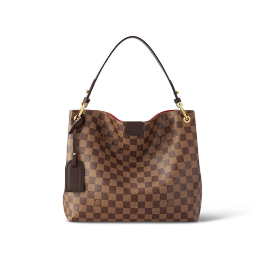 LOUIS VUITTON DAMIER EBENE GRACEFULL PM SHOULDER BAG