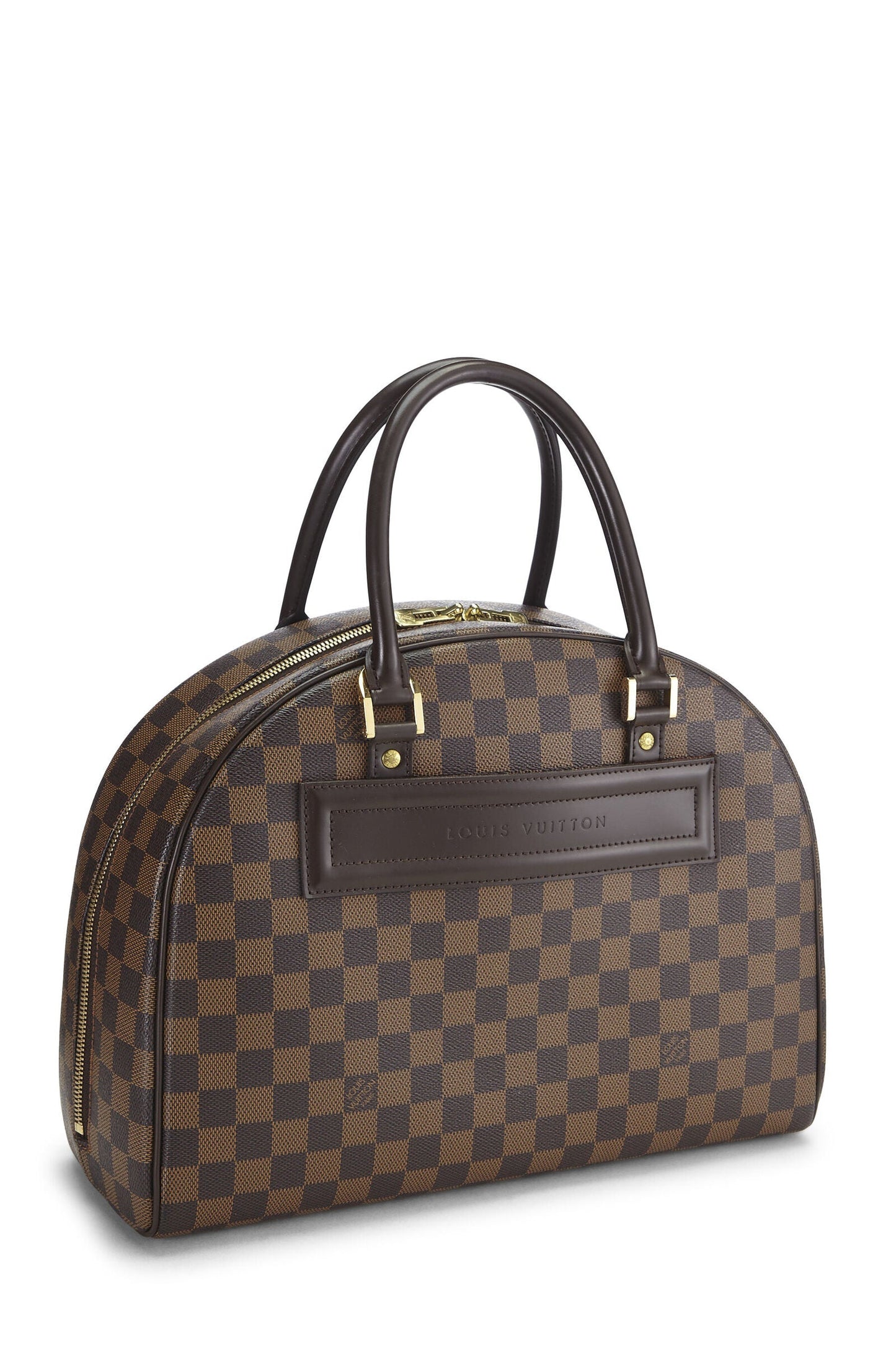 LOUIS VUITTON DAMIER EBENE NOLITA HEURES 24 BOSTON BAG