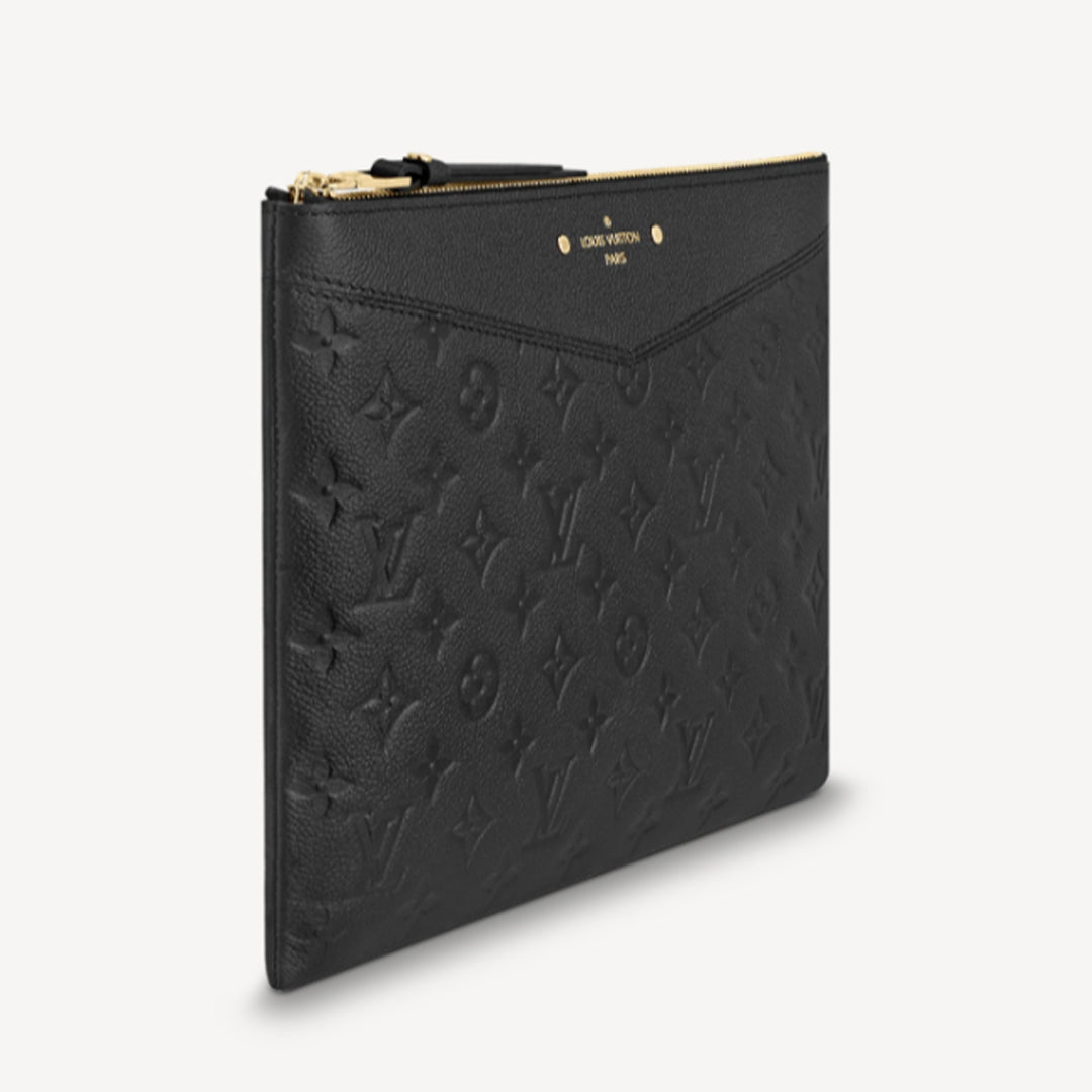 LOUIS VUITTON MONOGRAM EMPREINTE LEATHER DAILY POUCH CLUTCH BAG