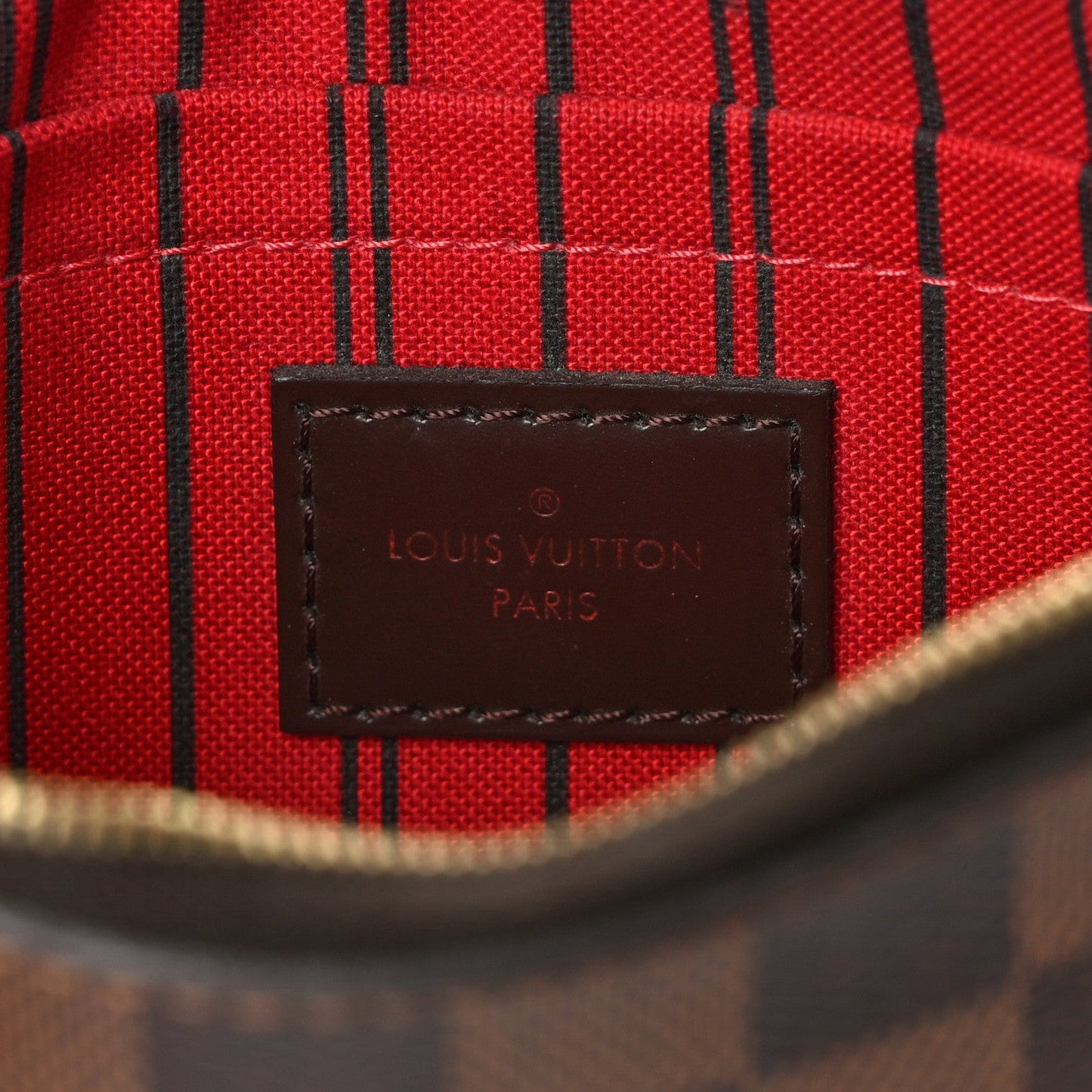 LOUIS VUITTON DAMIER EBENE NEVERFULL POCHETTE