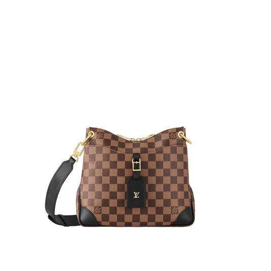LOUIS VUITTON DAMIER EBENE ODÉON PM BAG BLACK