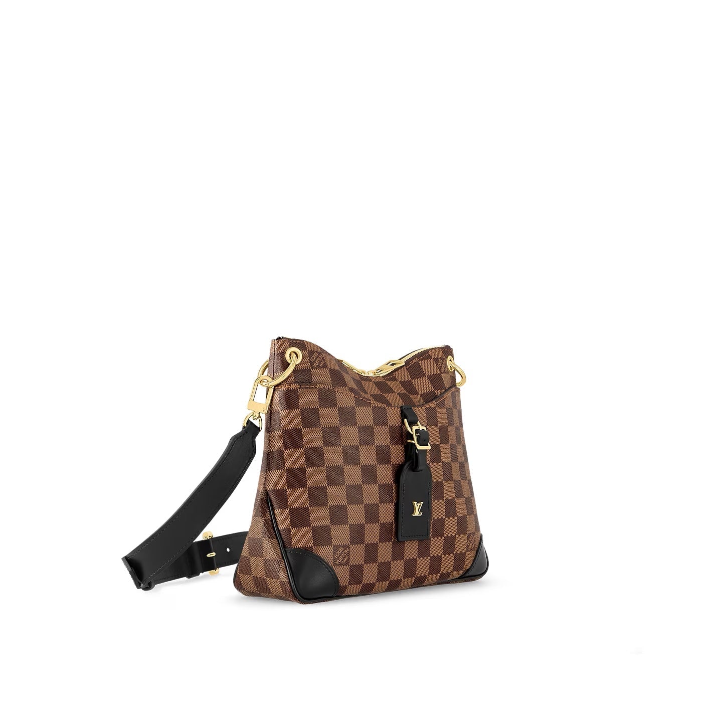 LOUIS VUITTON DAMIER EBENE ODÉON PM BAG BLACK