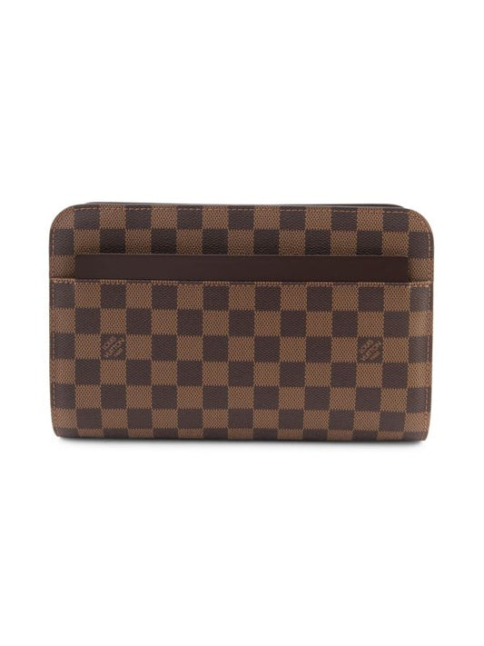 LOUIS VUITTON DAMIER EBENE SAINT LOUIS CLUTCH BAG