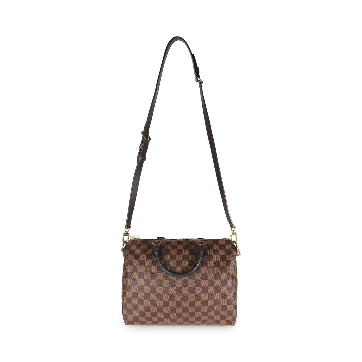 LOUIS VUITTON DAMIER EBENE SPEEDY 30 BANDOULIERE BAG