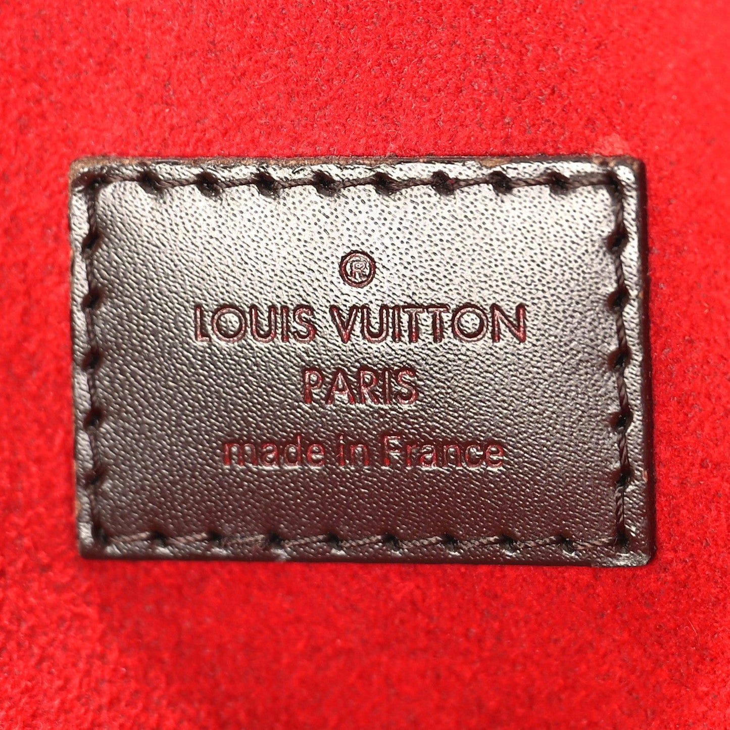 LOUIS VUITTON DAMIER EBENE TREVI GM BAG
