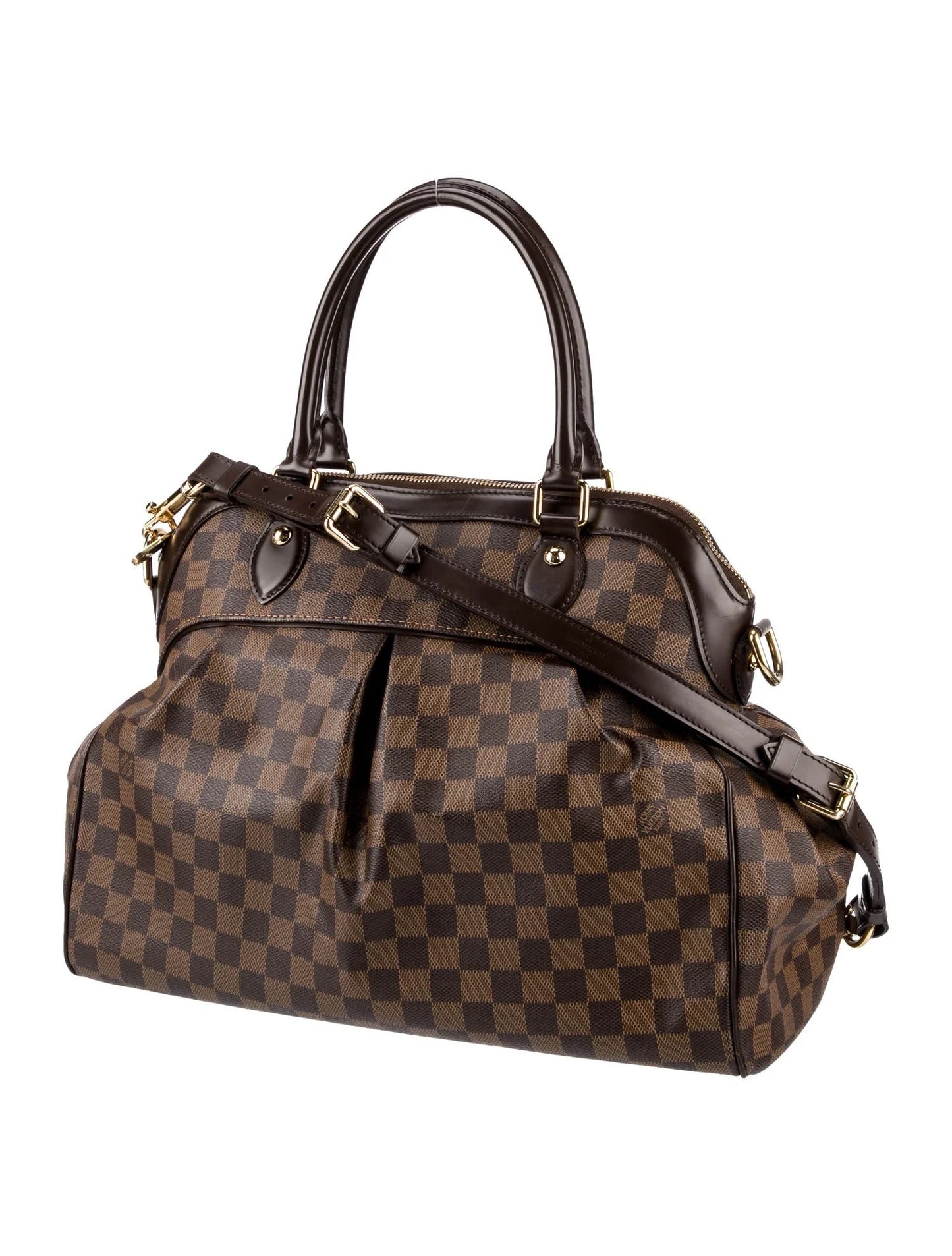 LOUIS VUITTON DAMIER EBENE TREVI GM BAG