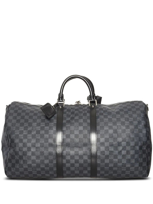LOUIS VUITTON DAMIER GRAPHITE KEEPALL BANDOULIÈRE 55 BAG