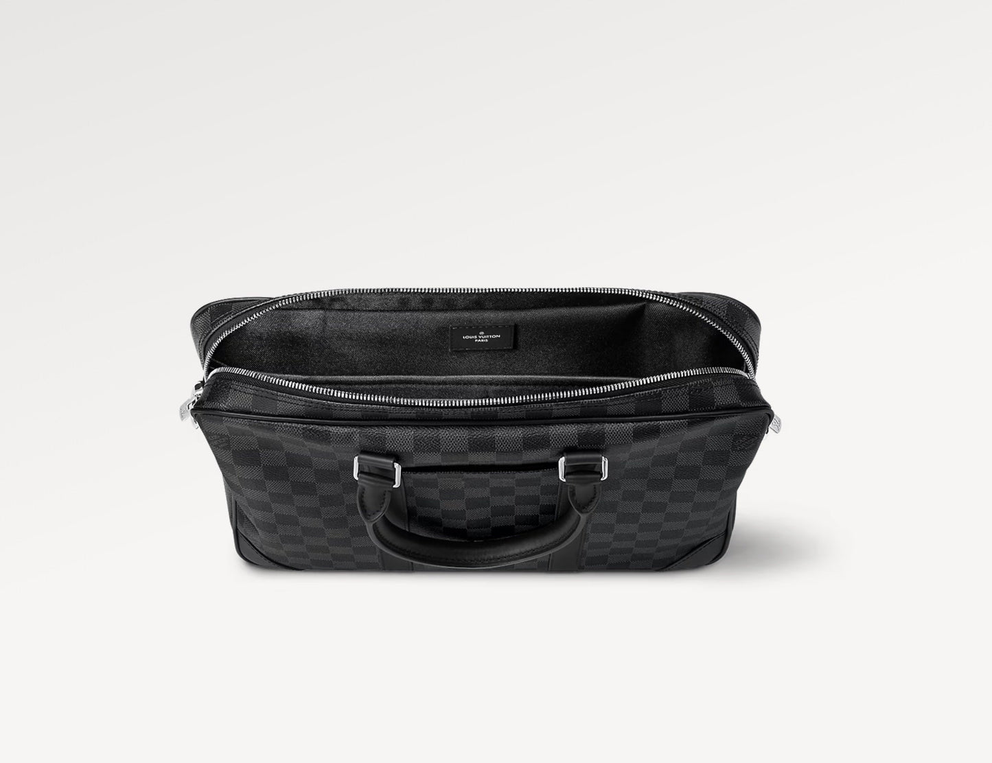 LOUIS VUITTON DAMIER GRAPHITE PORTE DOCUMENTS VOYAGE PM BAG