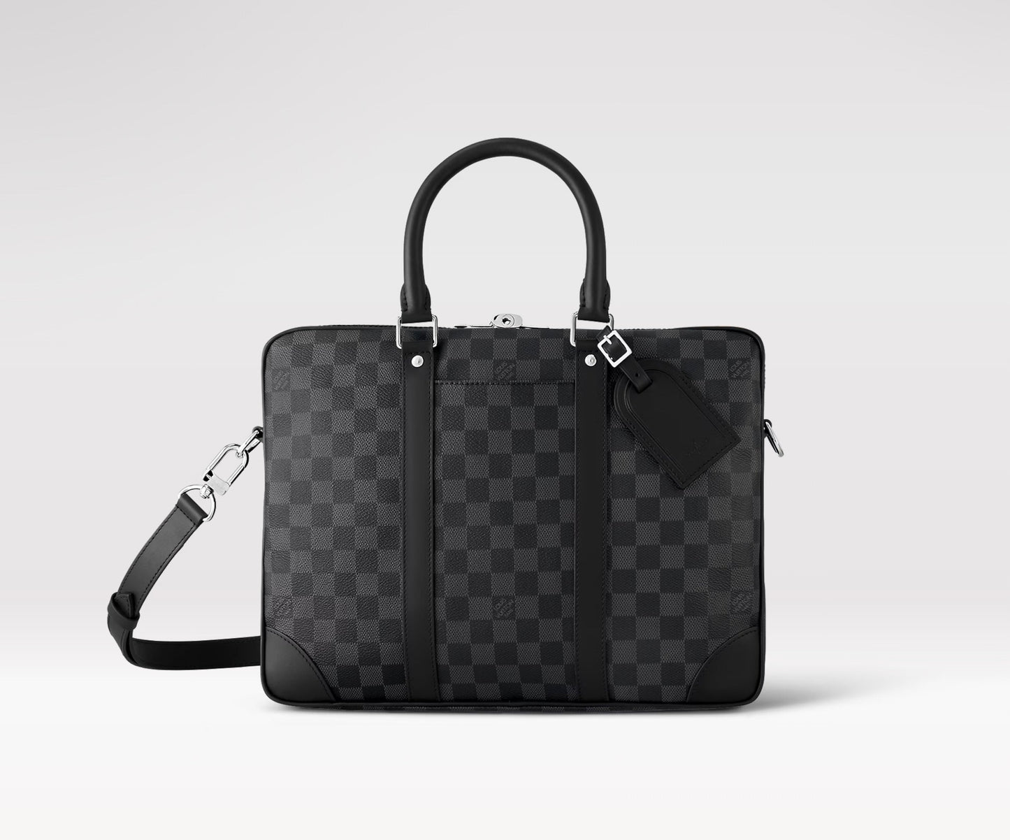 LOUIS VUITTON DAMIER GRAPHITE PORTE DOCUMENTS VOYAGE PM BAG