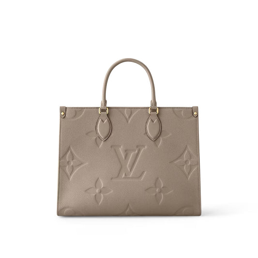 LOUIS VUITTON EMPREINTE LEATHER GIANT MONOGRAM ONTHEGO TOTE BAG