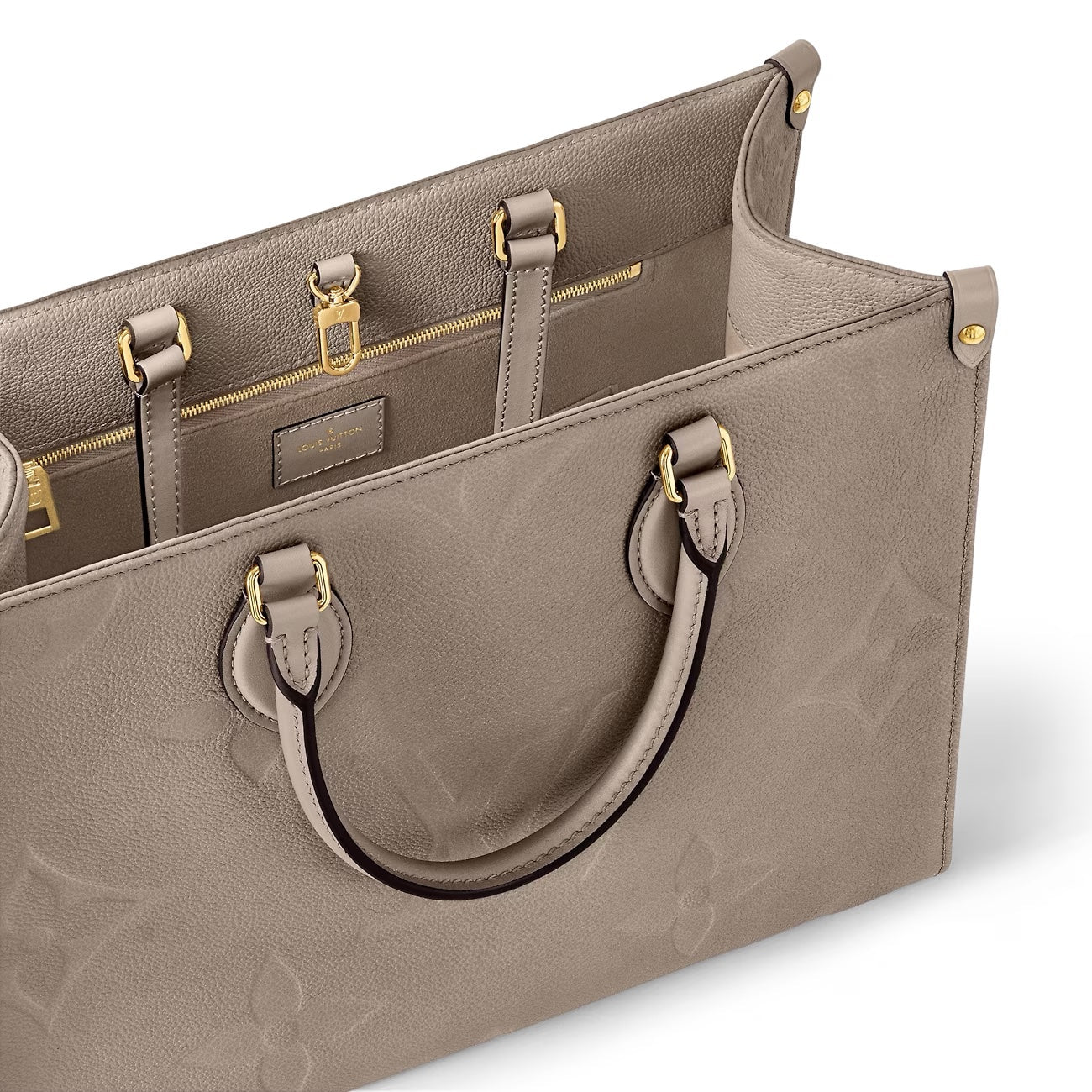 LOUIS VUITTON EMPREINTE LEATHER GIANT MONOGRAM ONTHEGO TOTE BAG