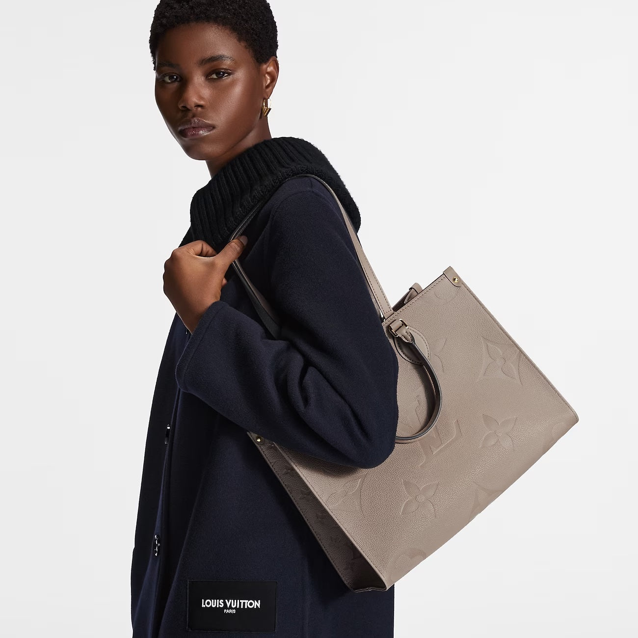 LOUIS VUITTON EMPREINTE LEATHER GIANT MONOGRAM ONTHEGO TOTE BAG