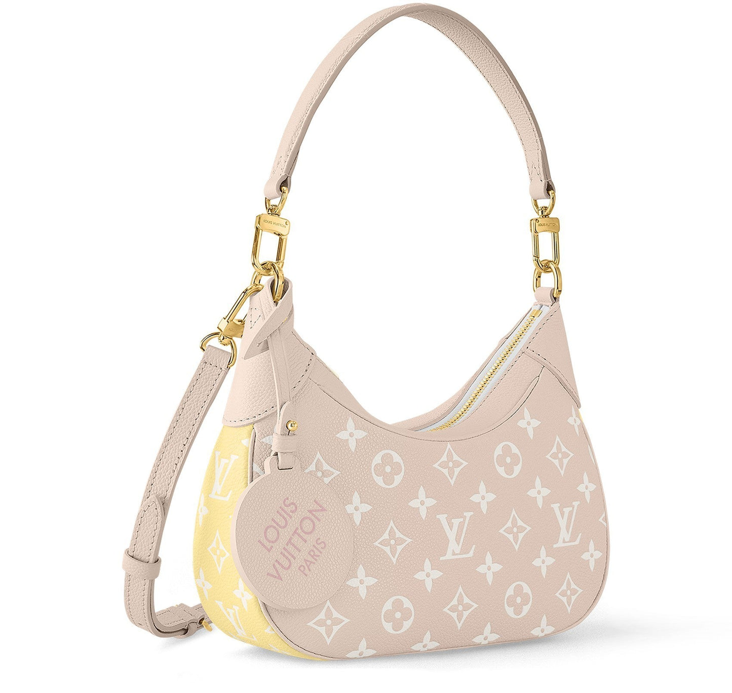 LOUIS VUITTON MONOGRAM EMPREINTE LEATHER BAGATELLE NM BAG