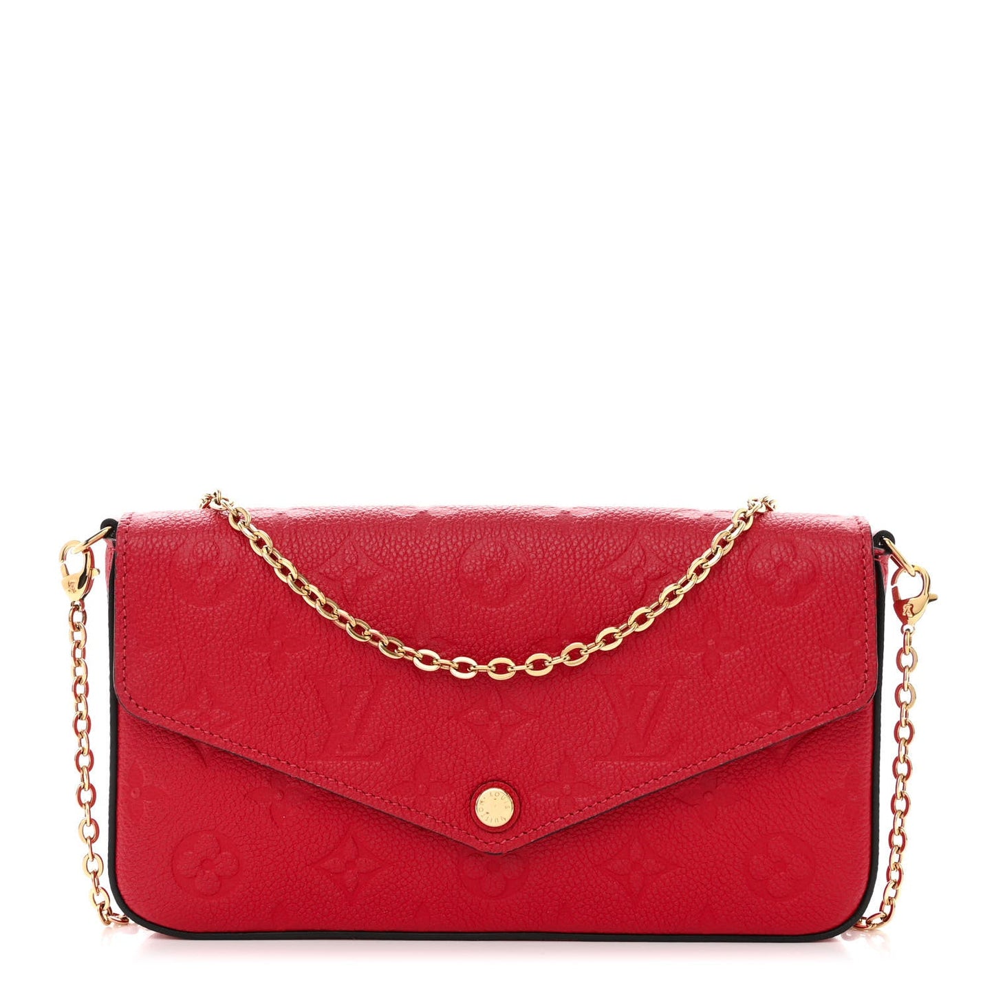 LOUIS VUITTON EMPREINTE LEATHER POCHETTE FELICIE CROSSBODY