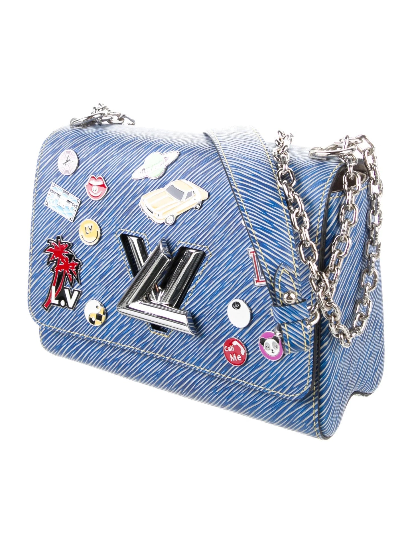 LOUIS VUITTON EPI LEATHER TWIST PINS EMBELLISHED LIMITED EDITION CROSSBODY BAG