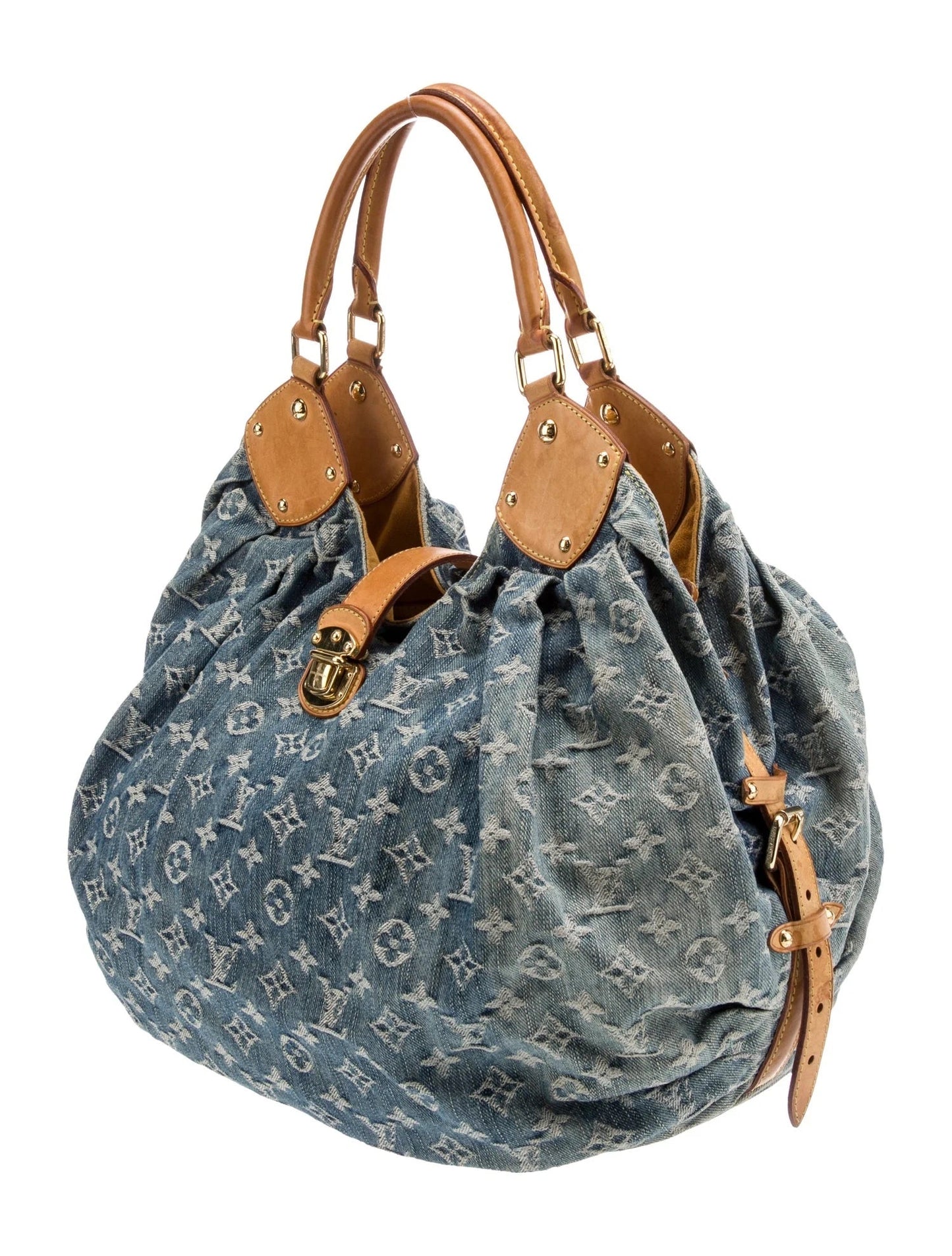 LOUIS VUITTON LV MONOGRAM MAHINA XL HOBO BAG
