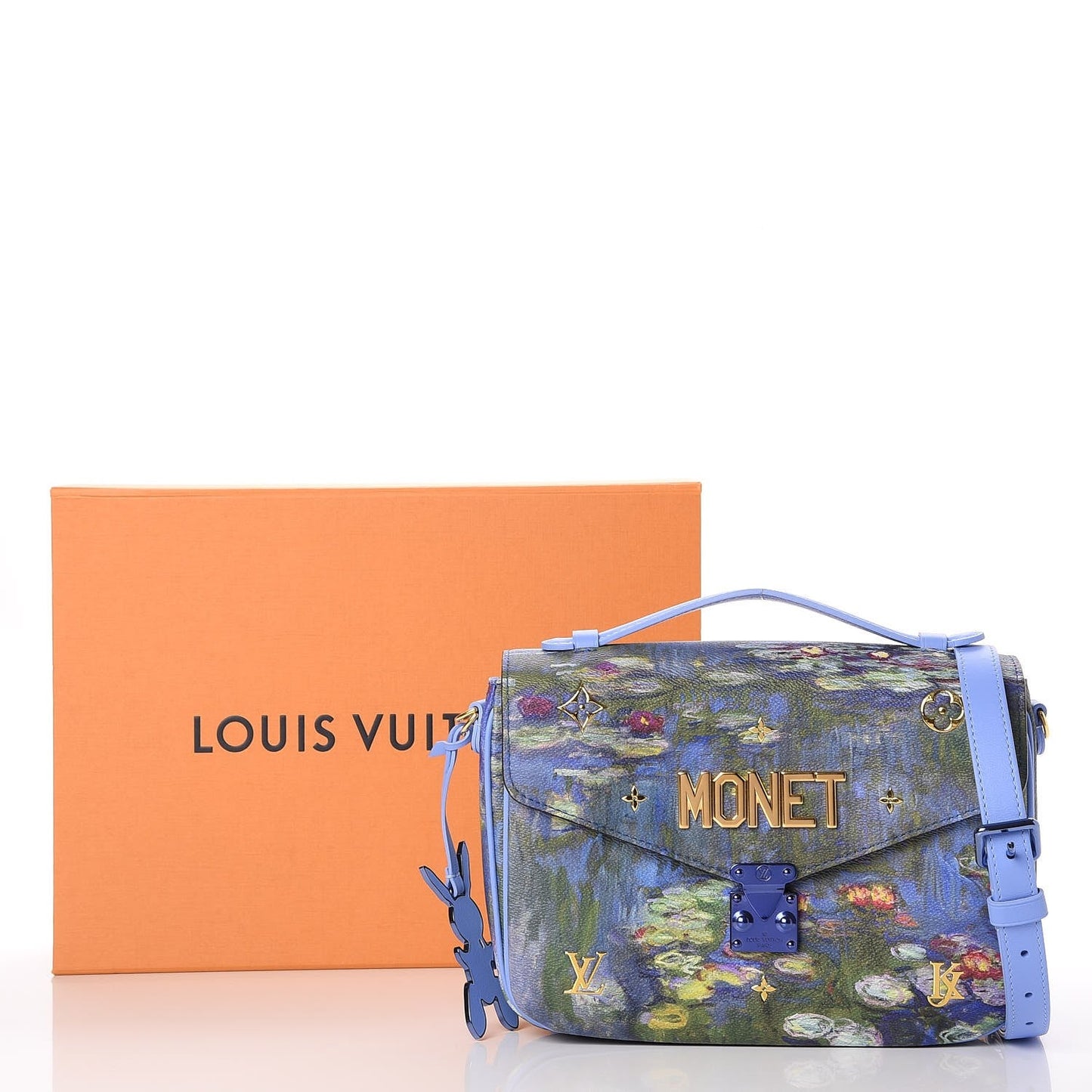 LOUIS VUITTON LIMITED EDITION MASTERS MONET PERIWINKLE POCHETTE MÉTIS