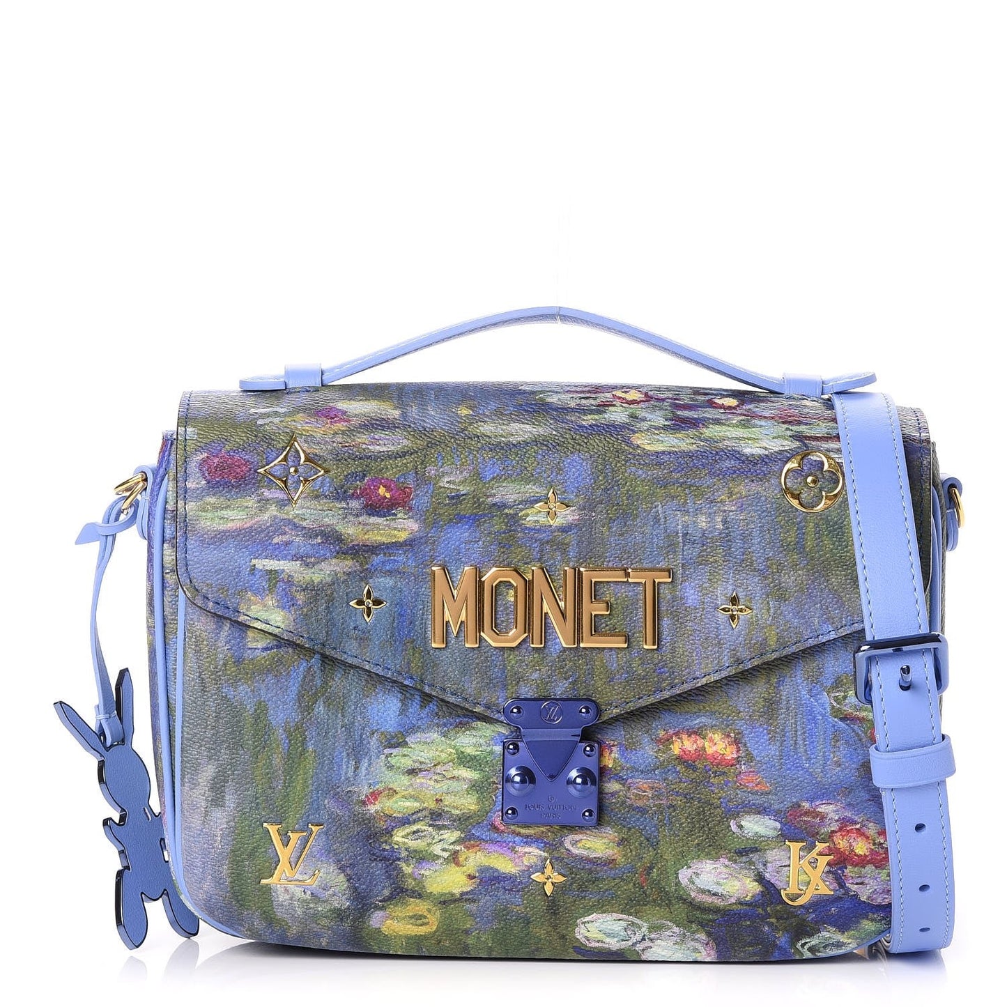 LOUIS VUITTON LIMITED EDITION MASTERS MONET PERIWINKLE POCHETTE MÉTIS