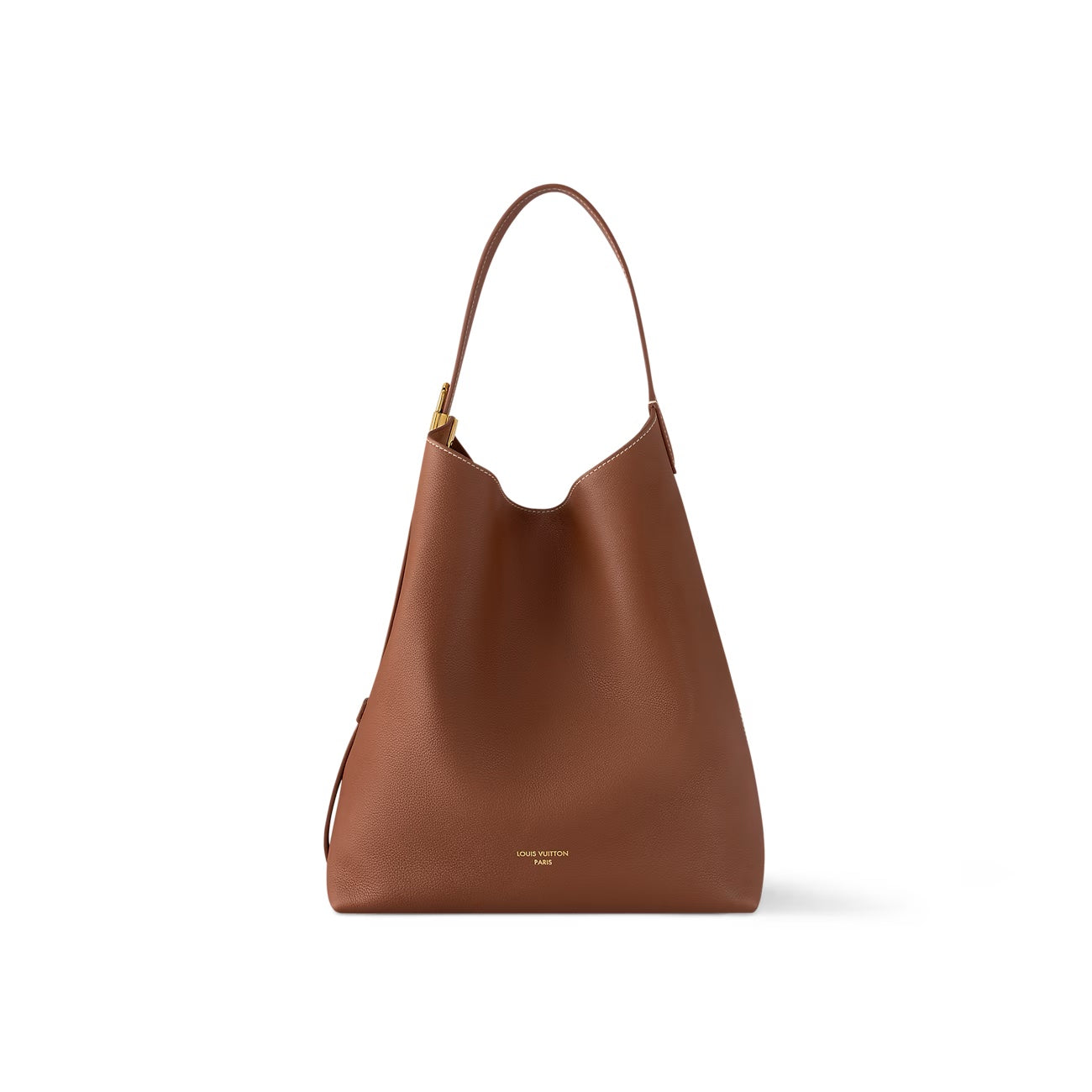 LOUIS VUITTON LOW KEY GRAINED CALFSKIN LEATHER HOBO BAG MM